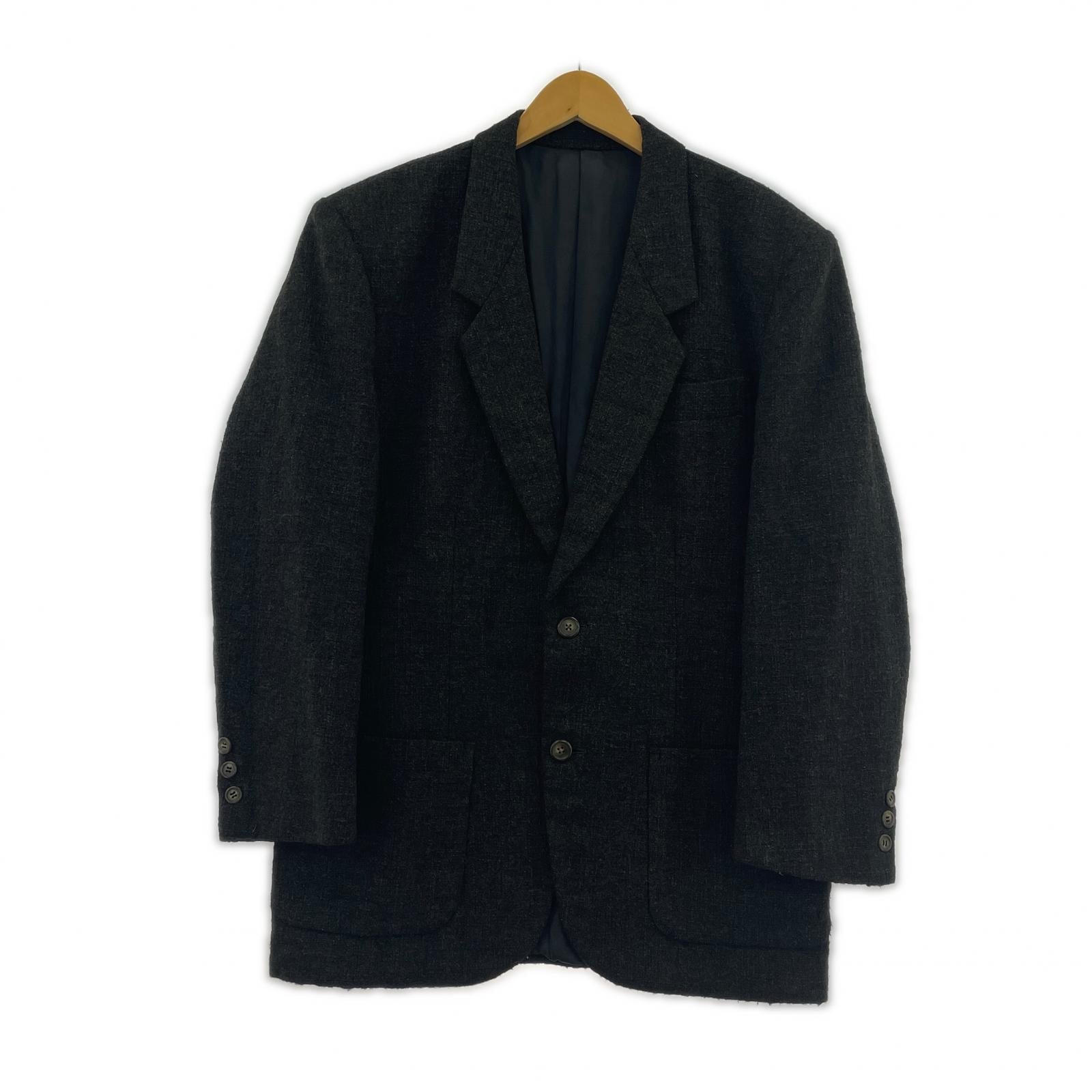 ジャケット 80s頃 Y’s for men 茶タグ ウールツイードジャケット M 茶 M ブラウン