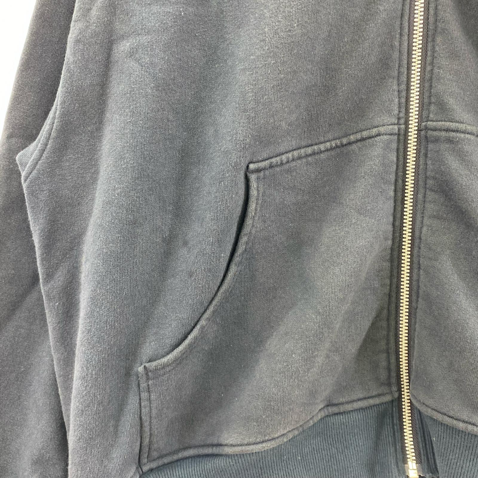 パーカー BIO/FADED MONSTER ZIP HOODIE/紺 M ネイビー