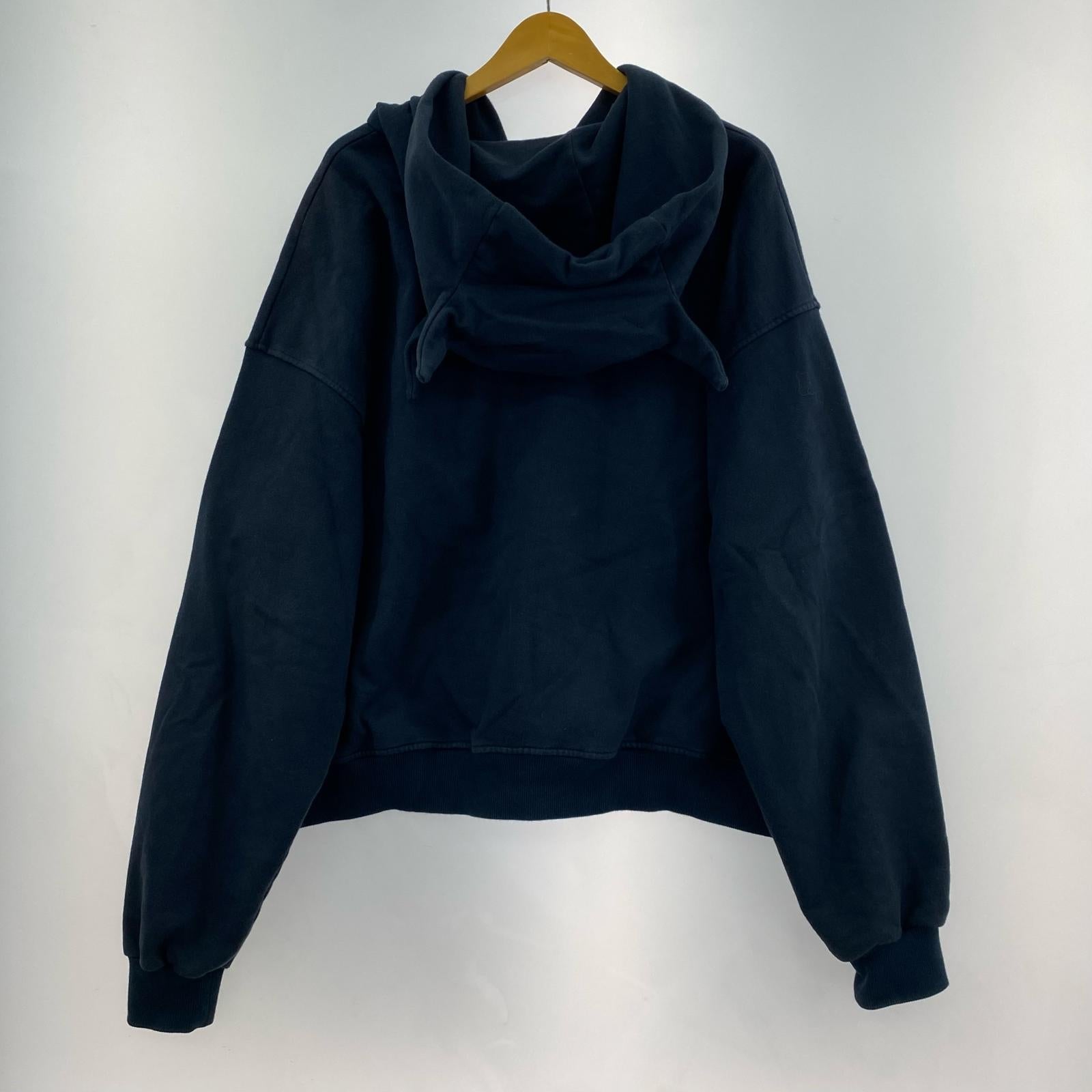 パーカー BIO/FADED MONSTER ZIP HOODIE/紺 M ネイビー