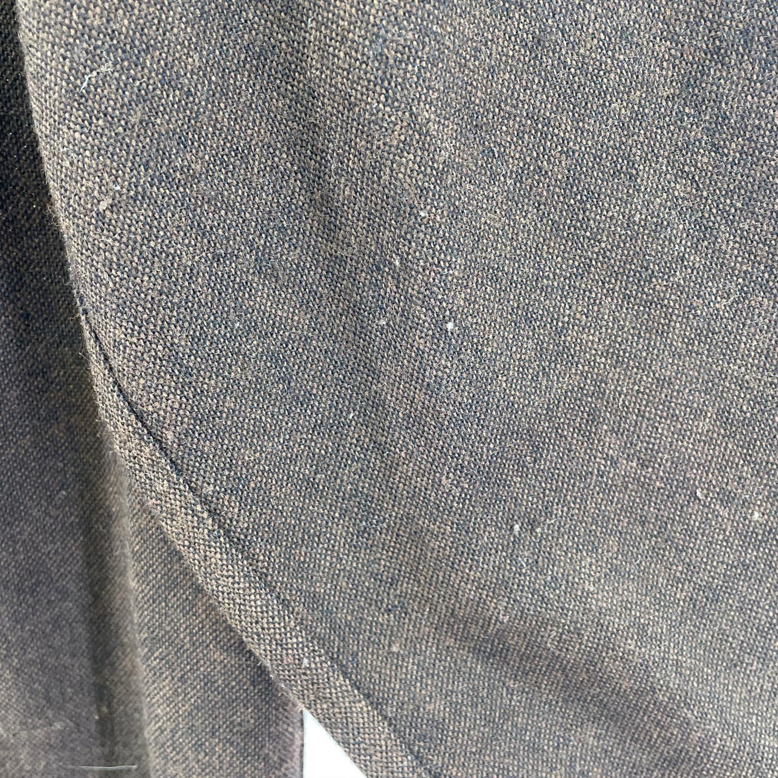 長袖シャツ 50s ARROW 開襟シャツ 茶 盾タグ M ブラウン