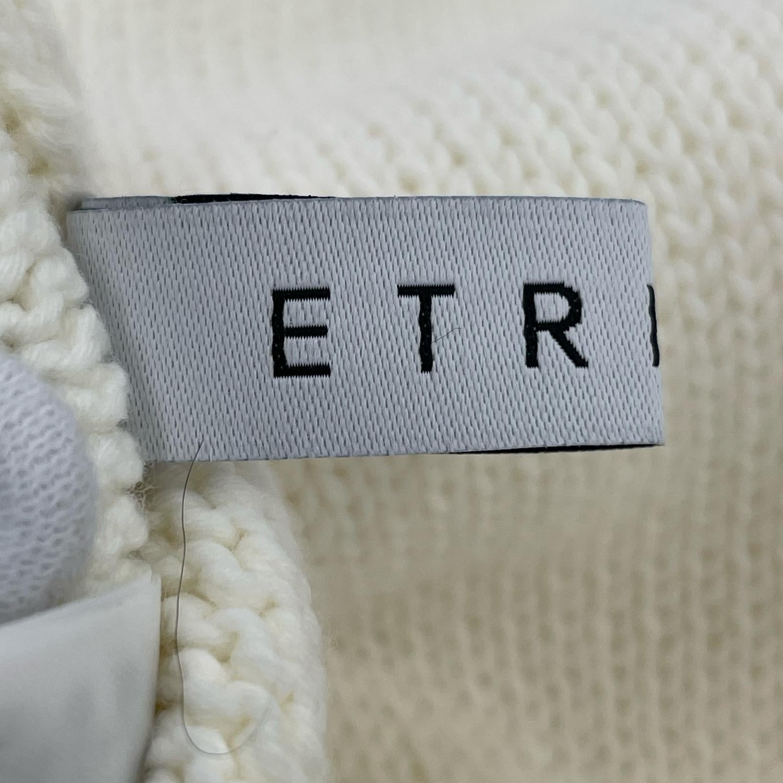 サロペット ETRE TOKYO オールインワン 綿ニット WH ホワイト