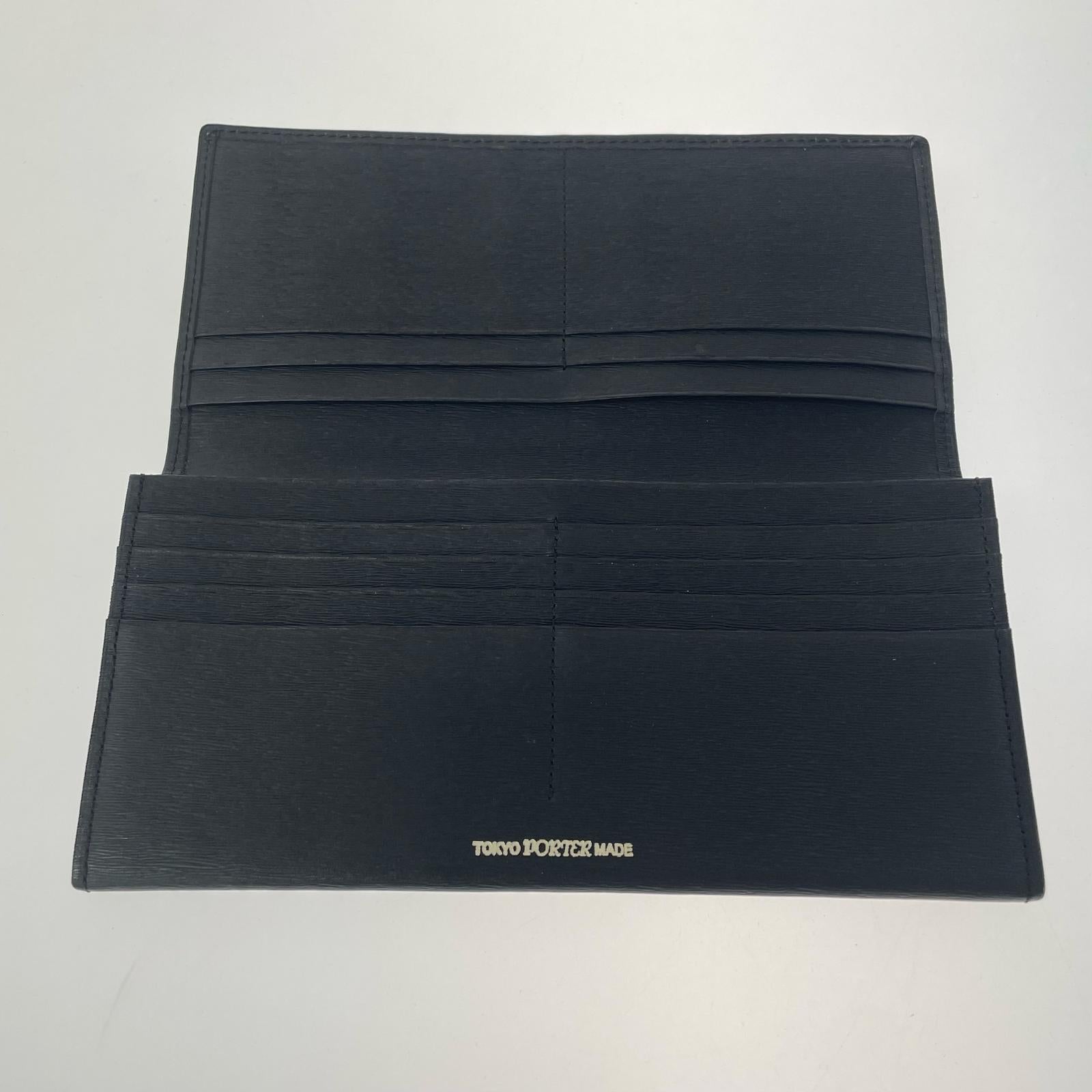 長財布 CURRENT ロングウォレット 黒 ブラック