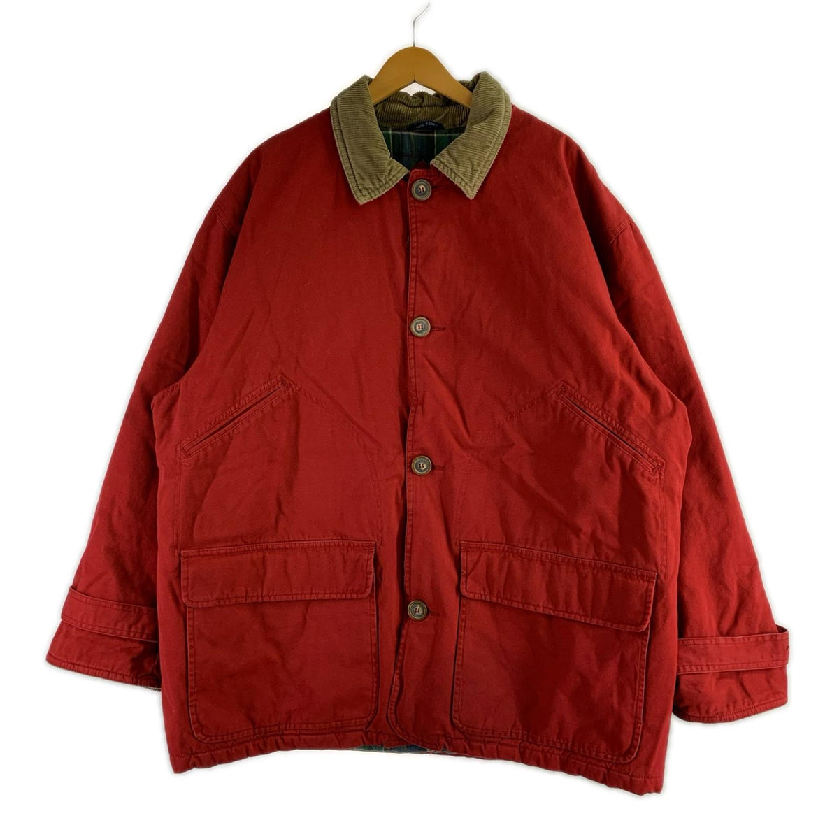 ブルゾン woodlake 80's カバーオール RED L L レッド