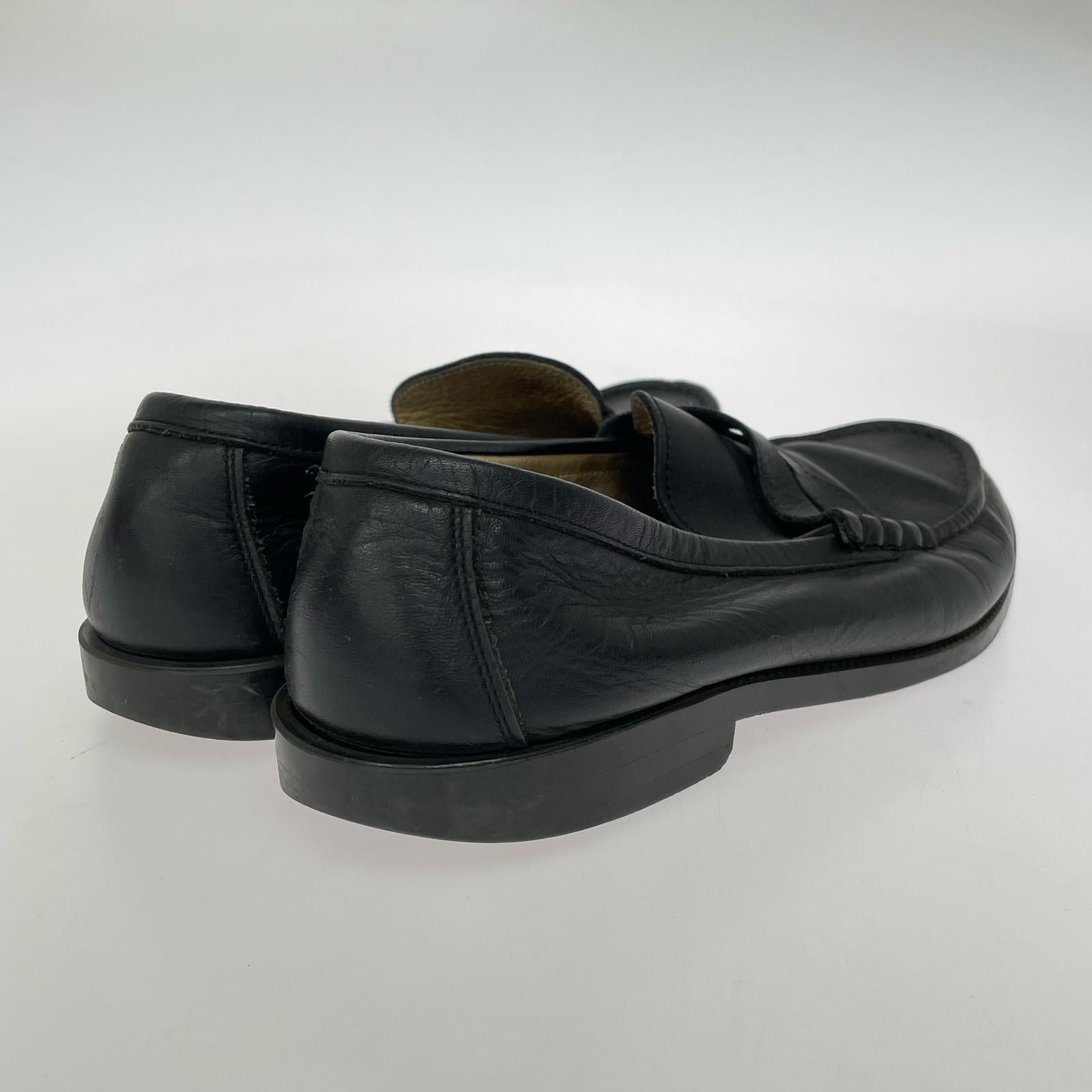 シューズ BEAMS 別注 レザー ローファー ブラック