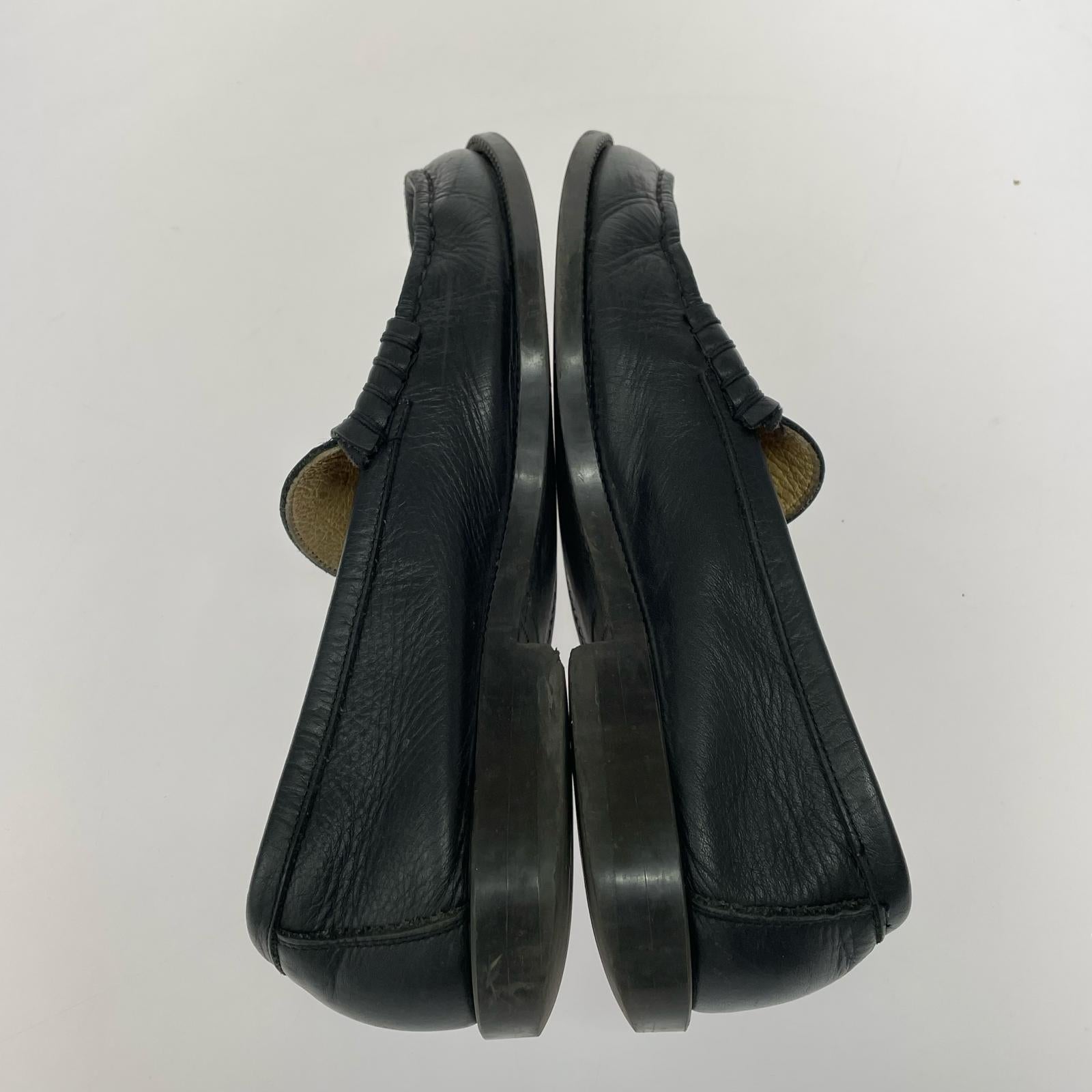 シューズ BEAMS 別注 レザー ローファー ブラック
