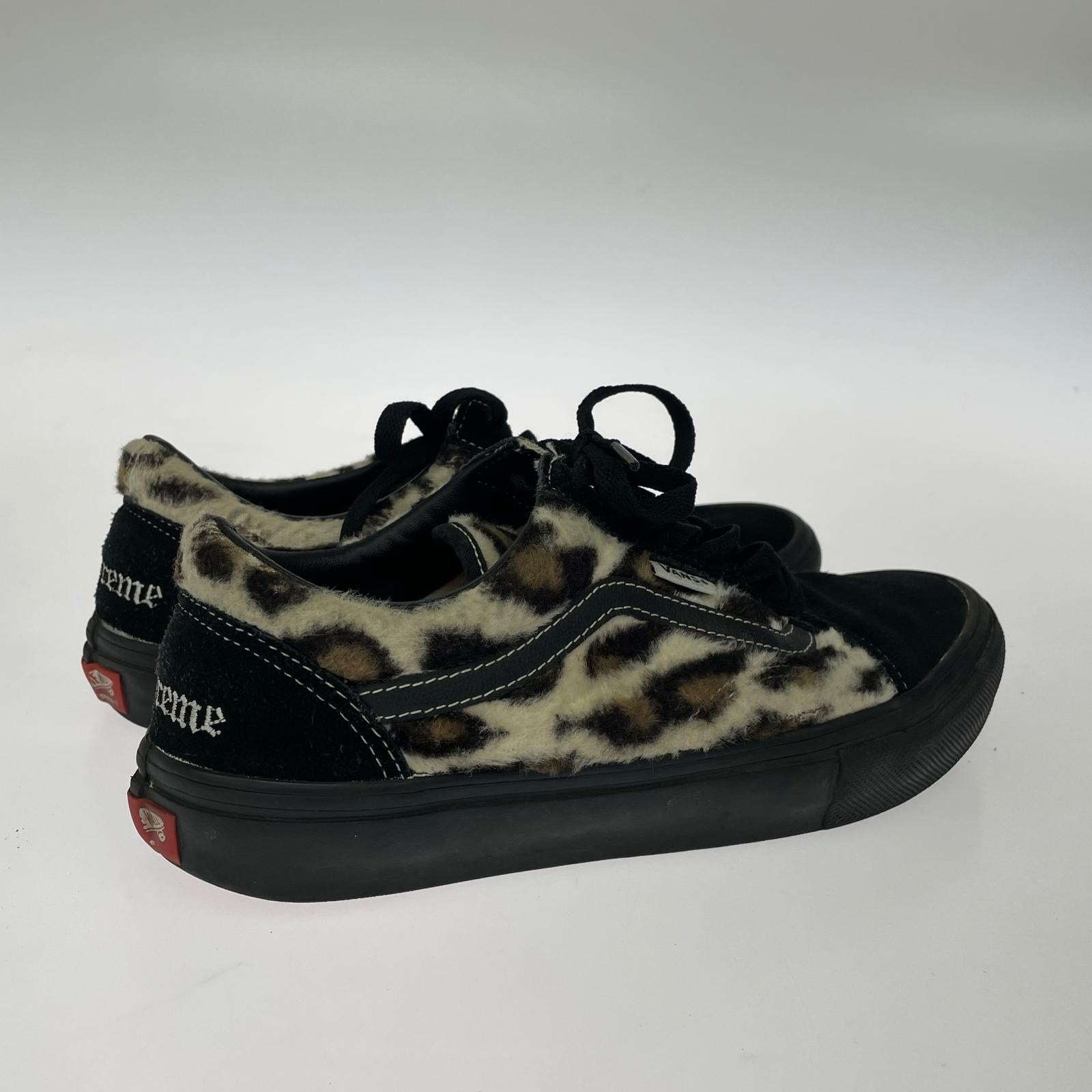 シューズ Supreme 23AW leopard old skool (27cm) ファーレオパード 27cm (US9 UK8 1/2 EU44) ブラック