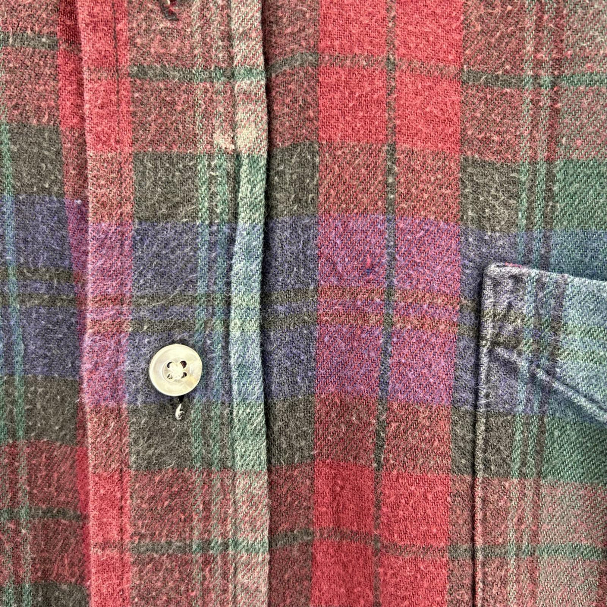 長袖シャツ L.L.Bean ネルシャツ チェック USA L