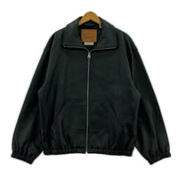 レザージャケット PREMIUM BLACK FULLZIP SPORTS LEATHER S S ブラック