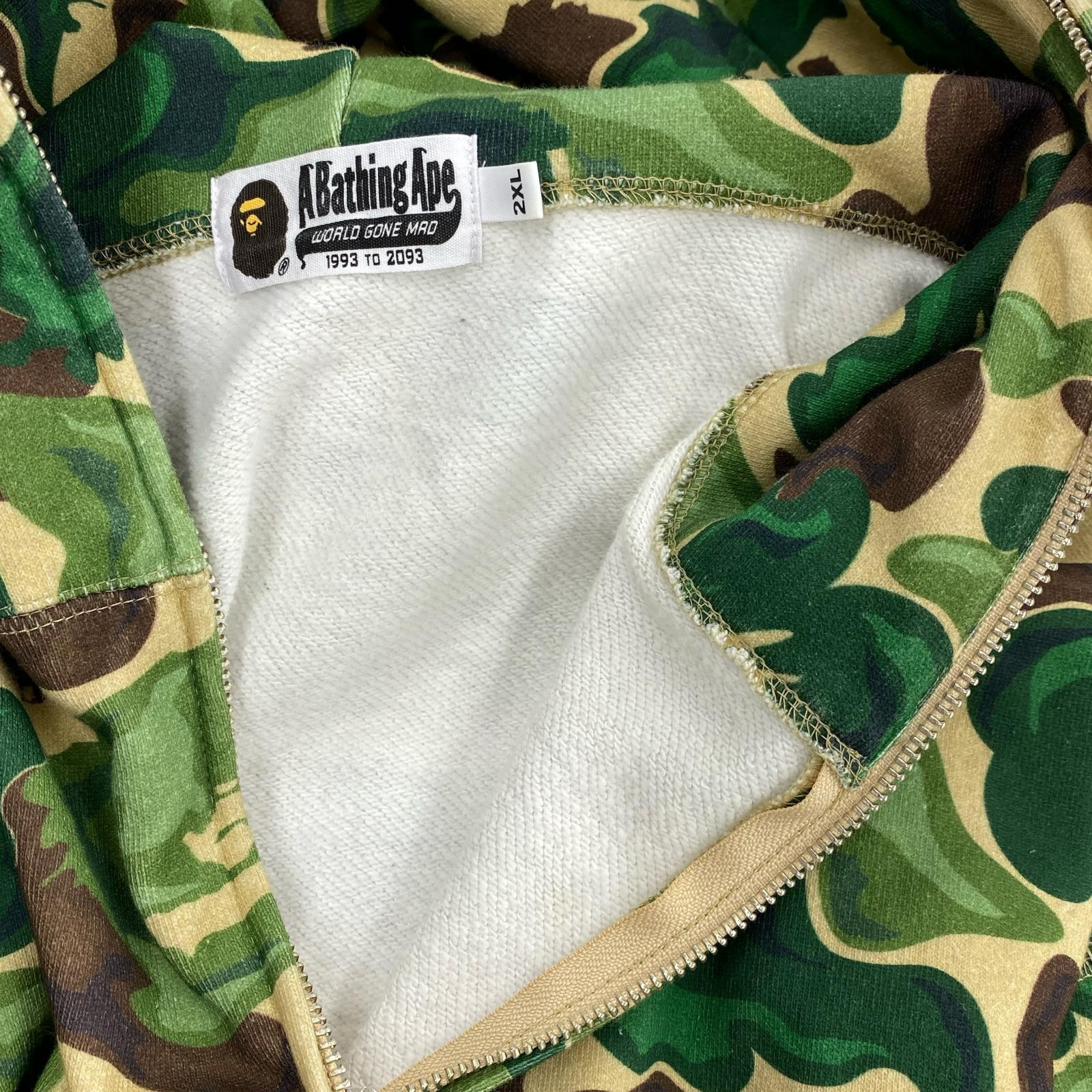 パーカー BAPE ART CAMO SHARK HOODIE