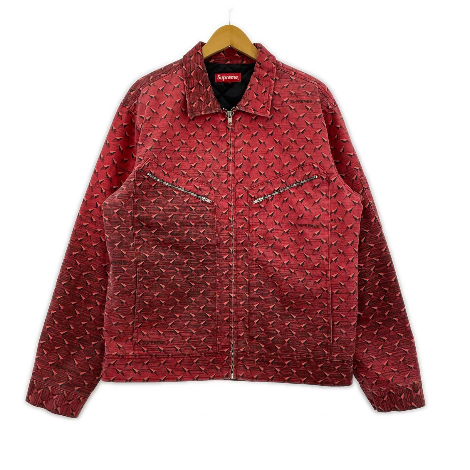 ジャケット 19ss Diamond Plate Work Jacket M レッド