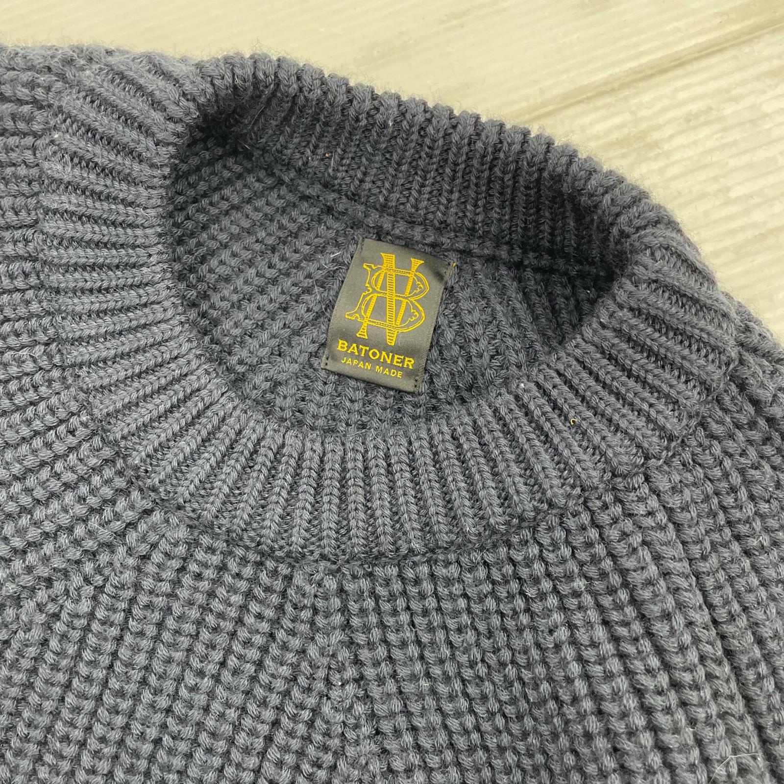 ニット SIGNATURE CREW NECK/ウールニット/3/ネイビー