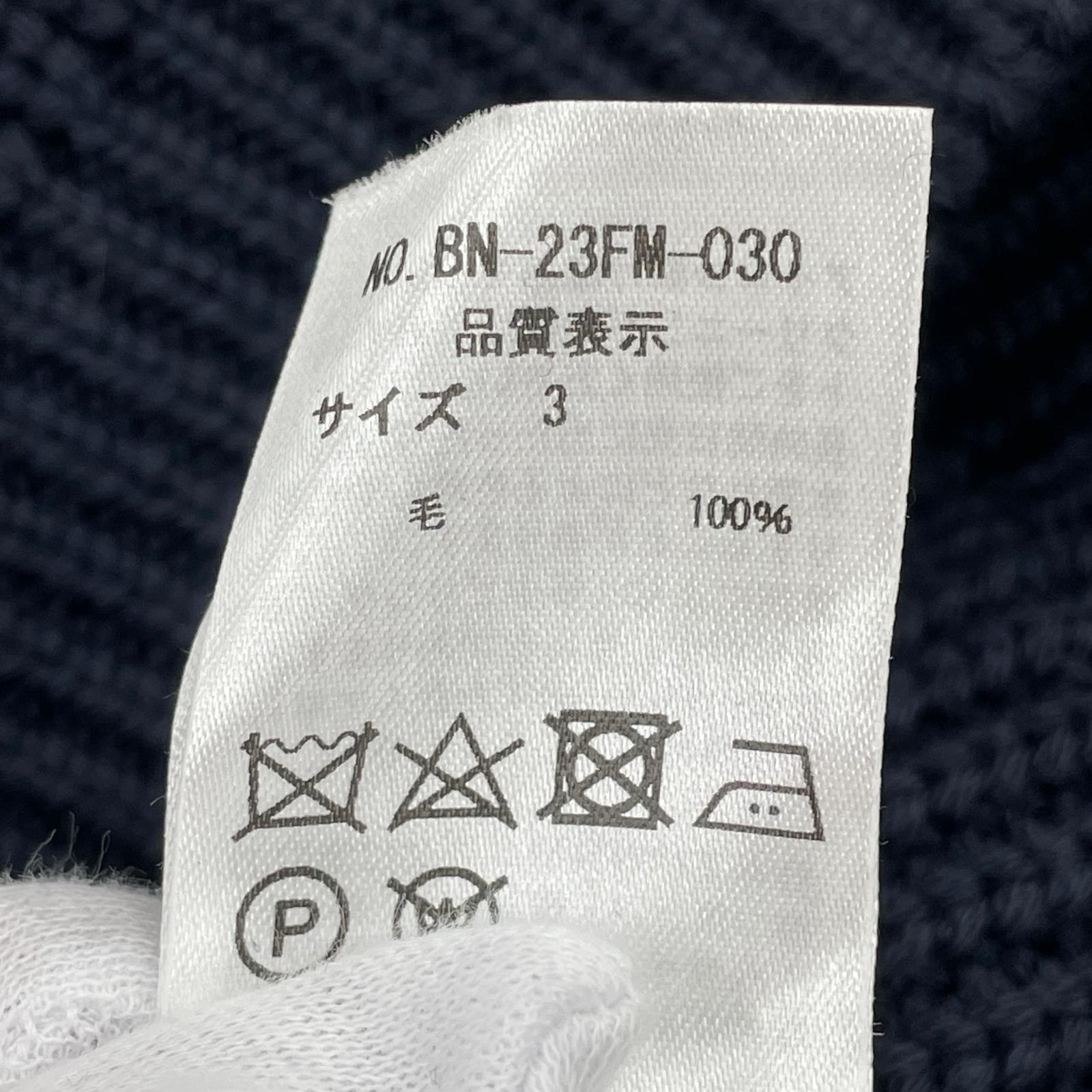 ニット SIGNATURE CREW NECK/ウールニット/3/ネイビー