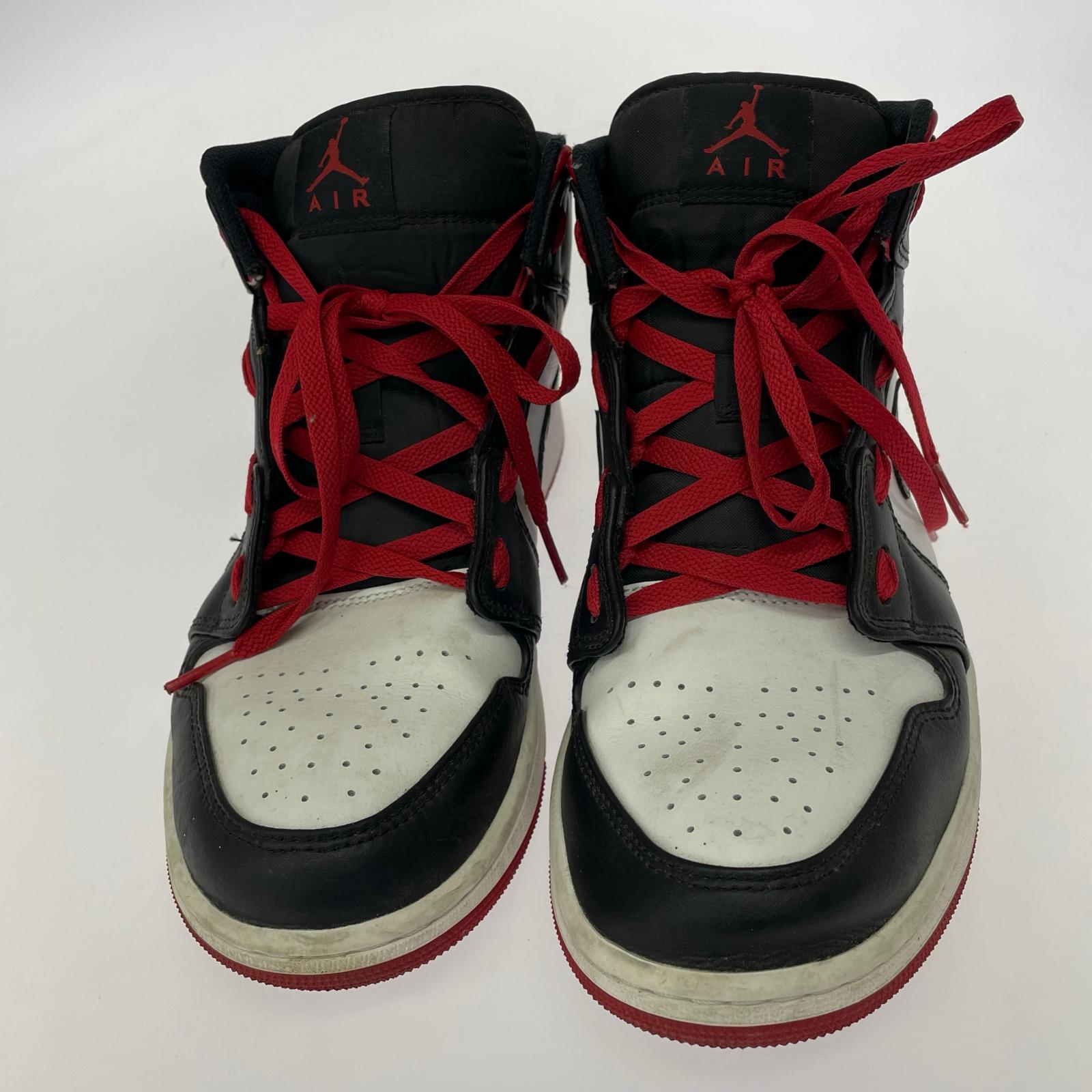 スニーカー AIR JORDAN 1 MID 赤 (28.0) 28cm (US10 UK9 1/2 EU46)