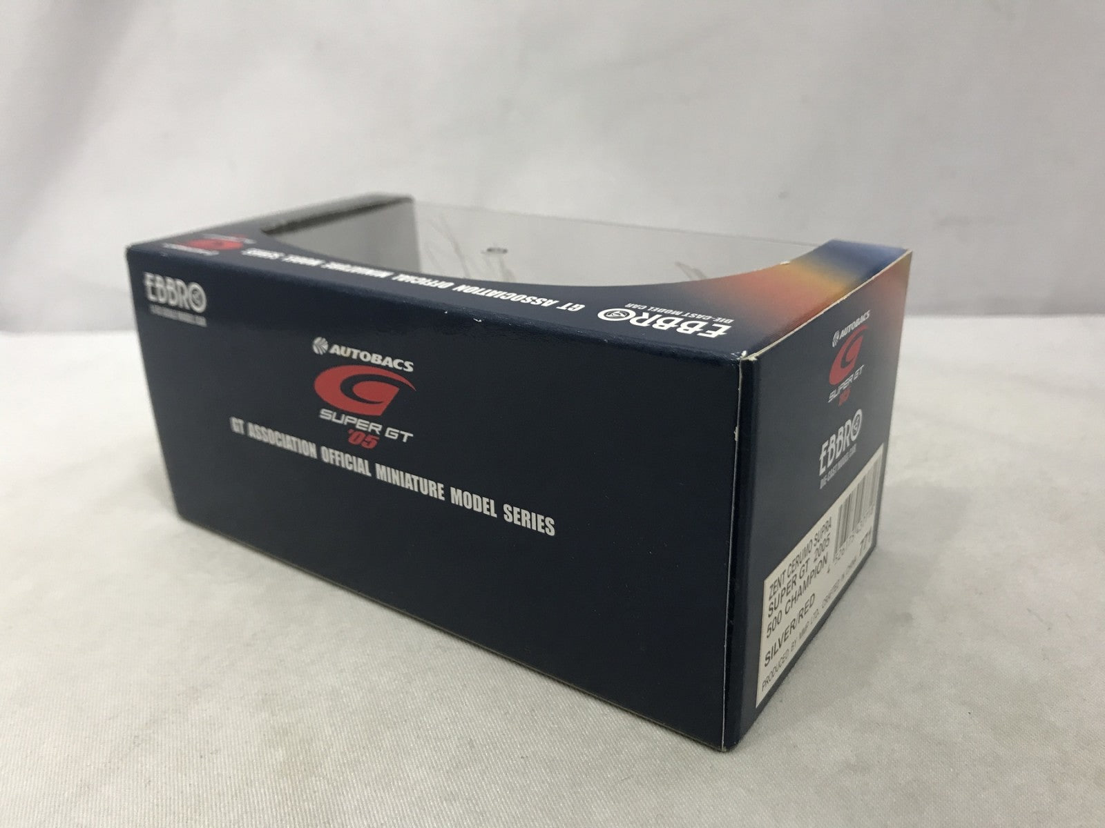 エブロ 1/43 ゼント セルモ スープラ GT2005 500 優勝 スケールカー