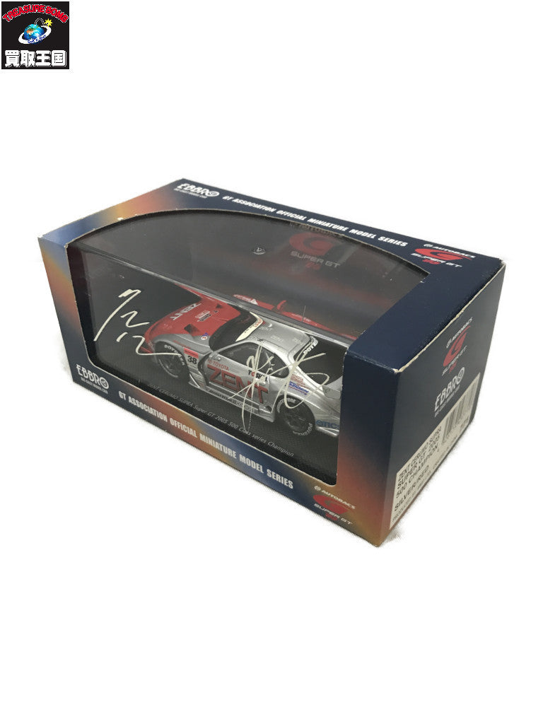 エブロ 1/43 ゼント セルモ スープラ GT2005 500 優勝 スケールカー