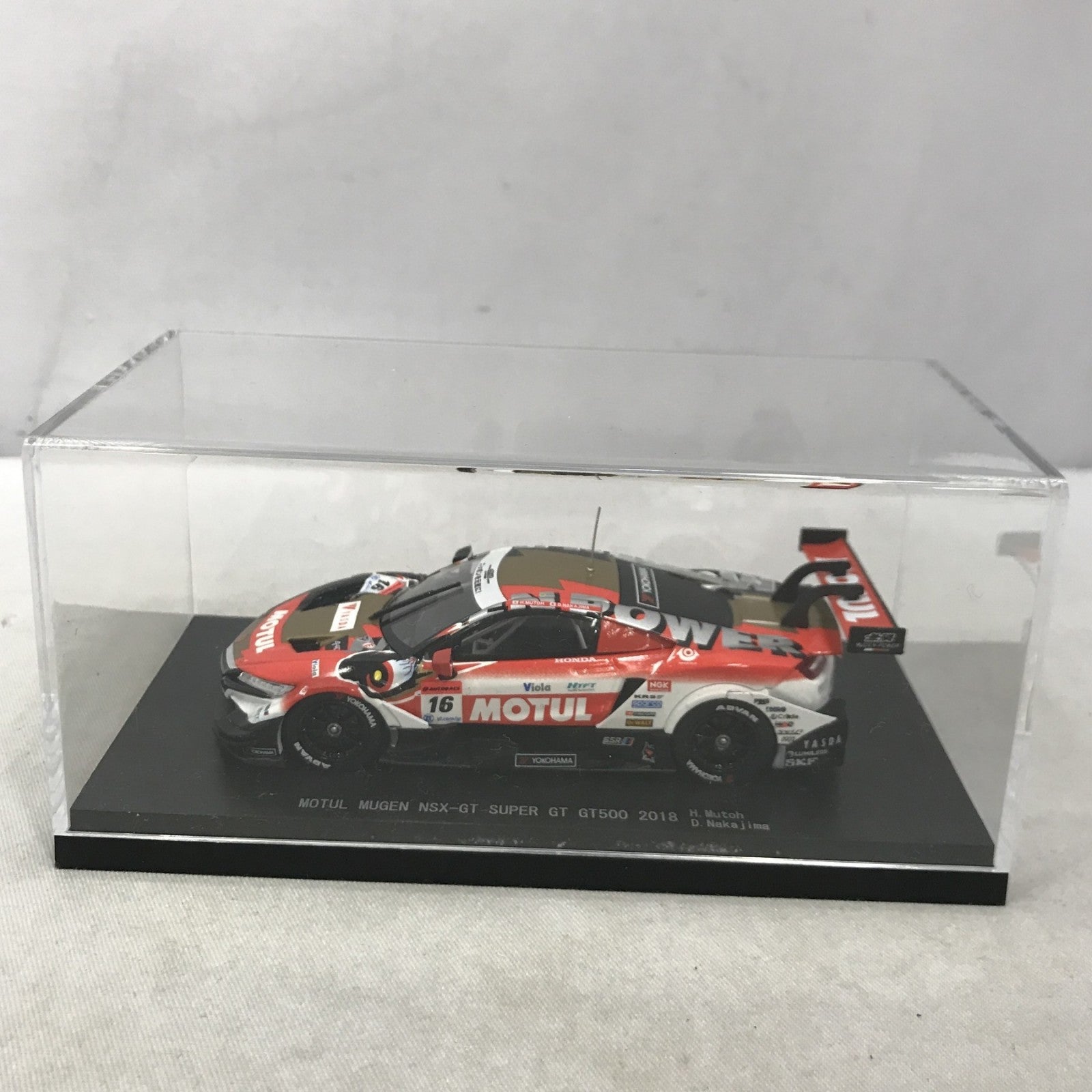 エブロ 1/43 モチュール ムゲン NSX-GT GT500 2018 スケールカー