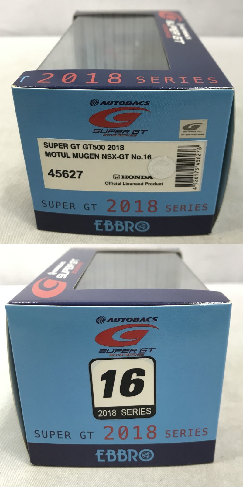 エブロ 1/43 モチュール ムゲン NSX-GT GT500 2018 スケールカー