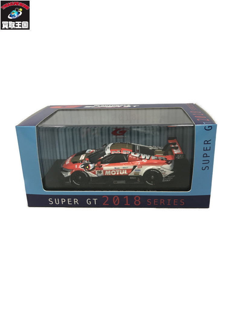 エブロ 1/43 モチュール ムゲン NSX-GT GT500 2018 スケールカー