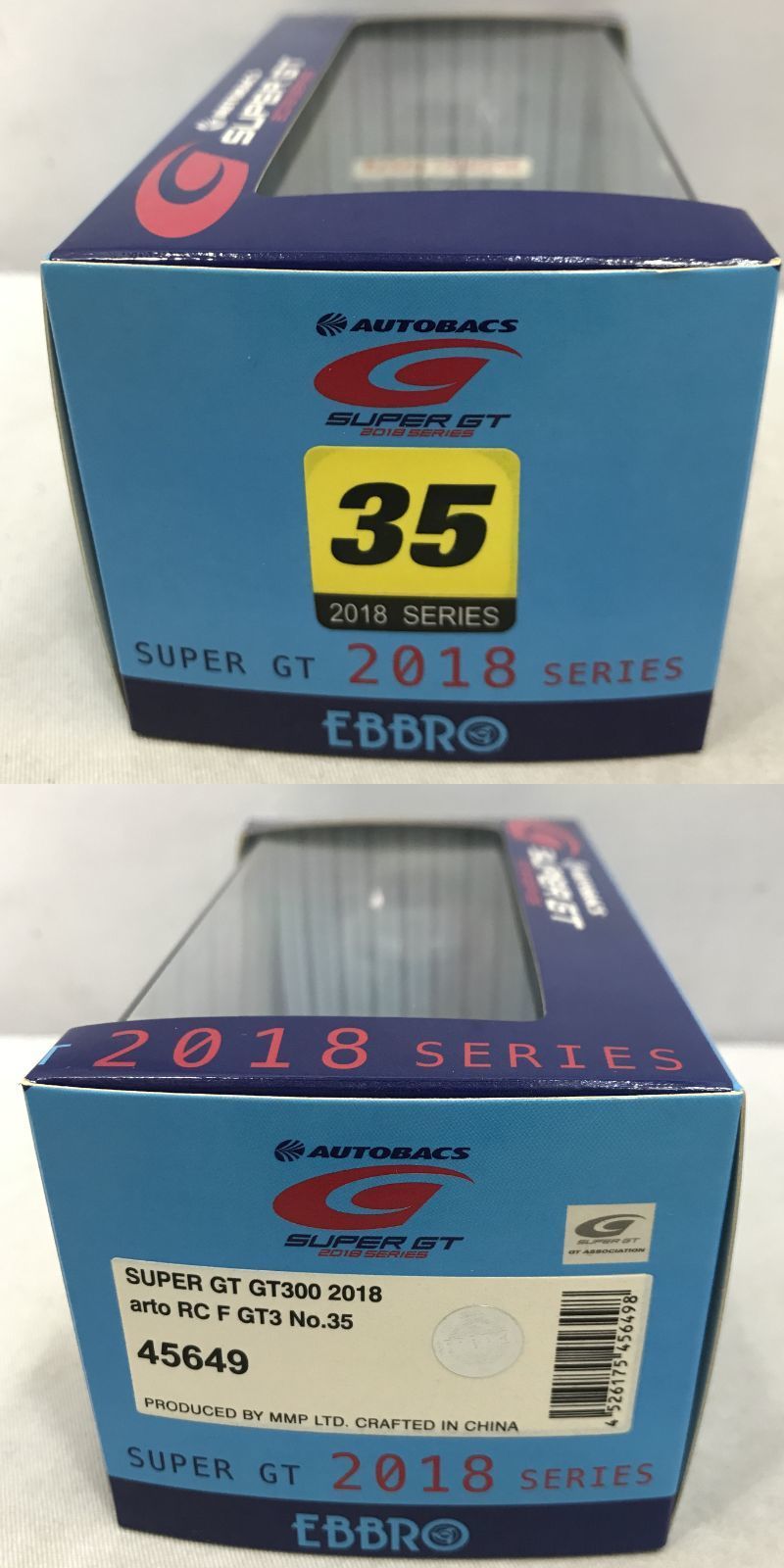 エブロ 1/43 arto RC F GT3 GT300 2018 スケールカー