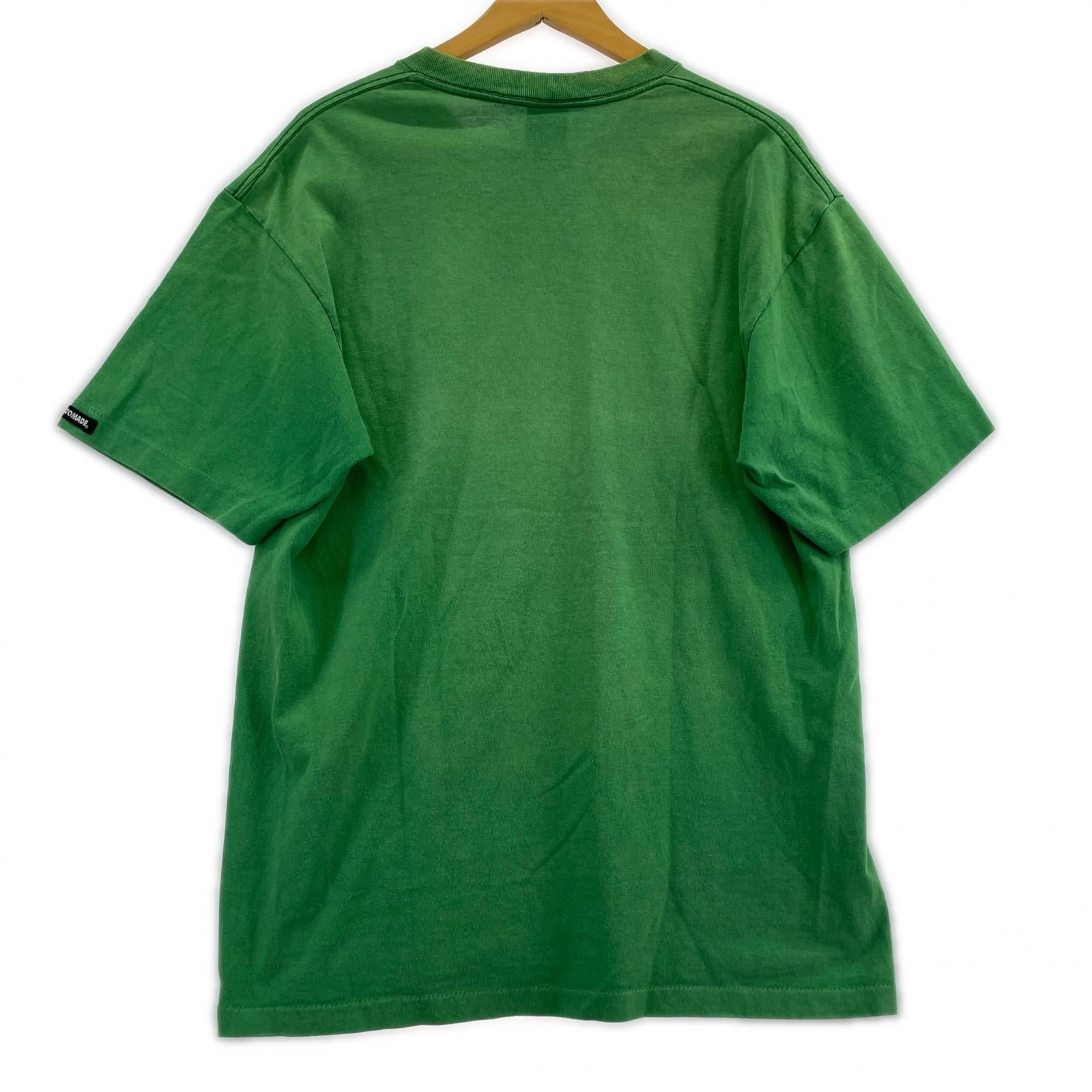 半袖Tシャツ バータグ スカル Tシャツ グリーン L L グリーン