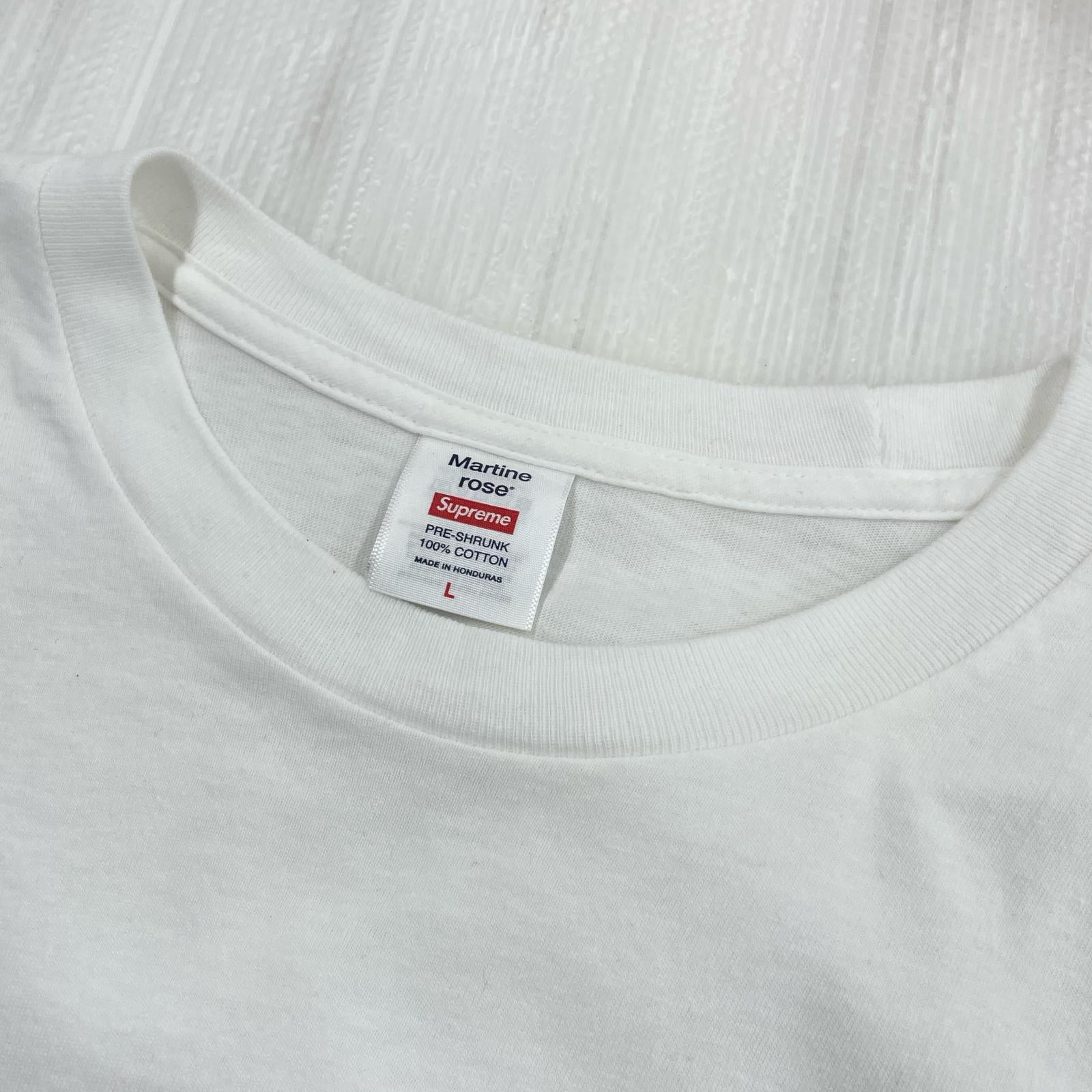半袖Tシャツ × Martin Rose 白 (L) L ホワイト