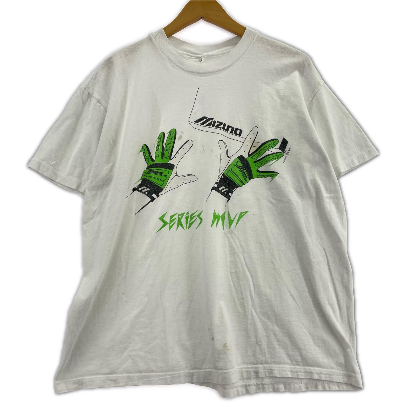 半袖Tシャツ 80S MIZUNO SERIES MVP S/Sカットソー 白 ホワイト