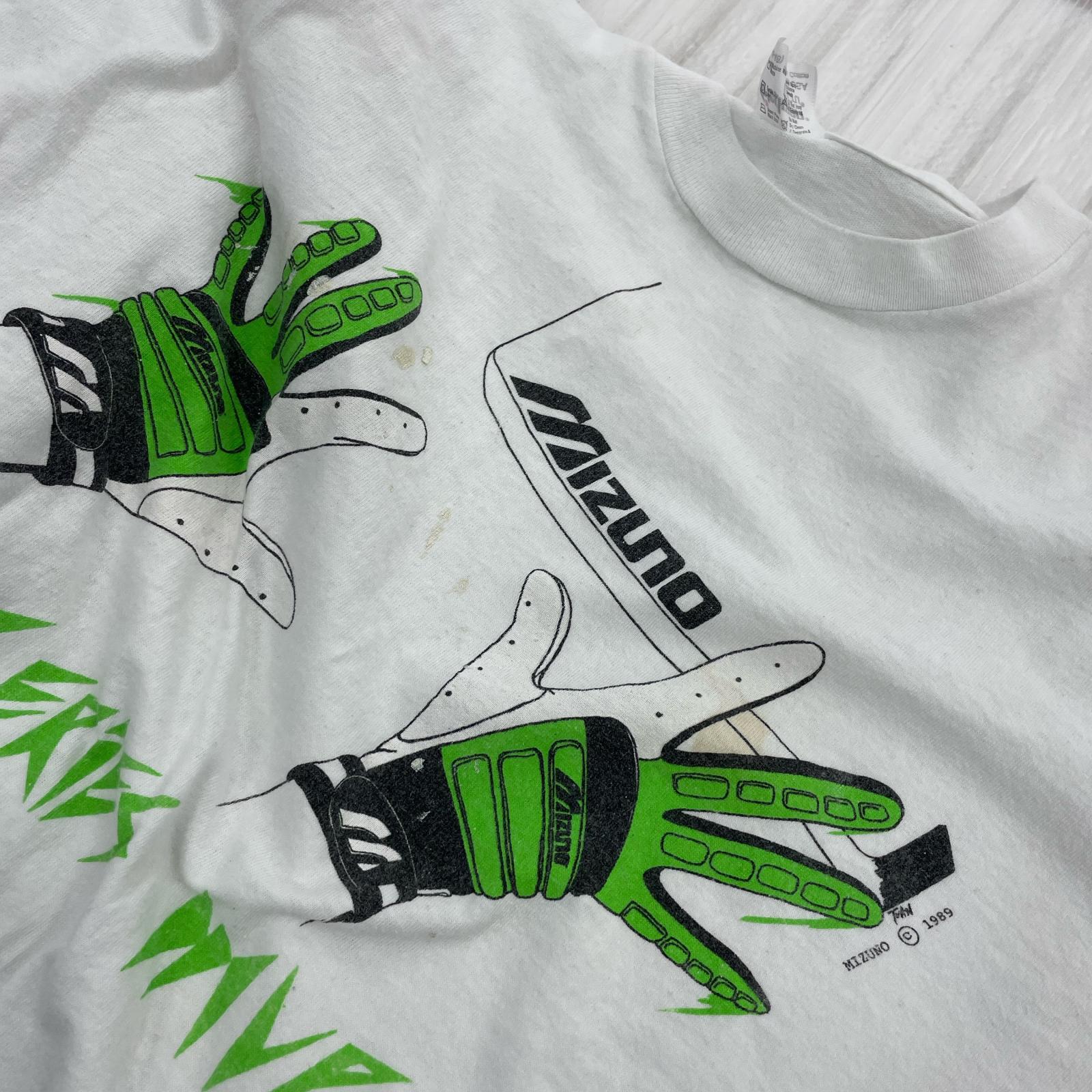 半袖Tシャツ 80S MIZUNO SERIES MVP S/Sカットソー 白 ホワイト