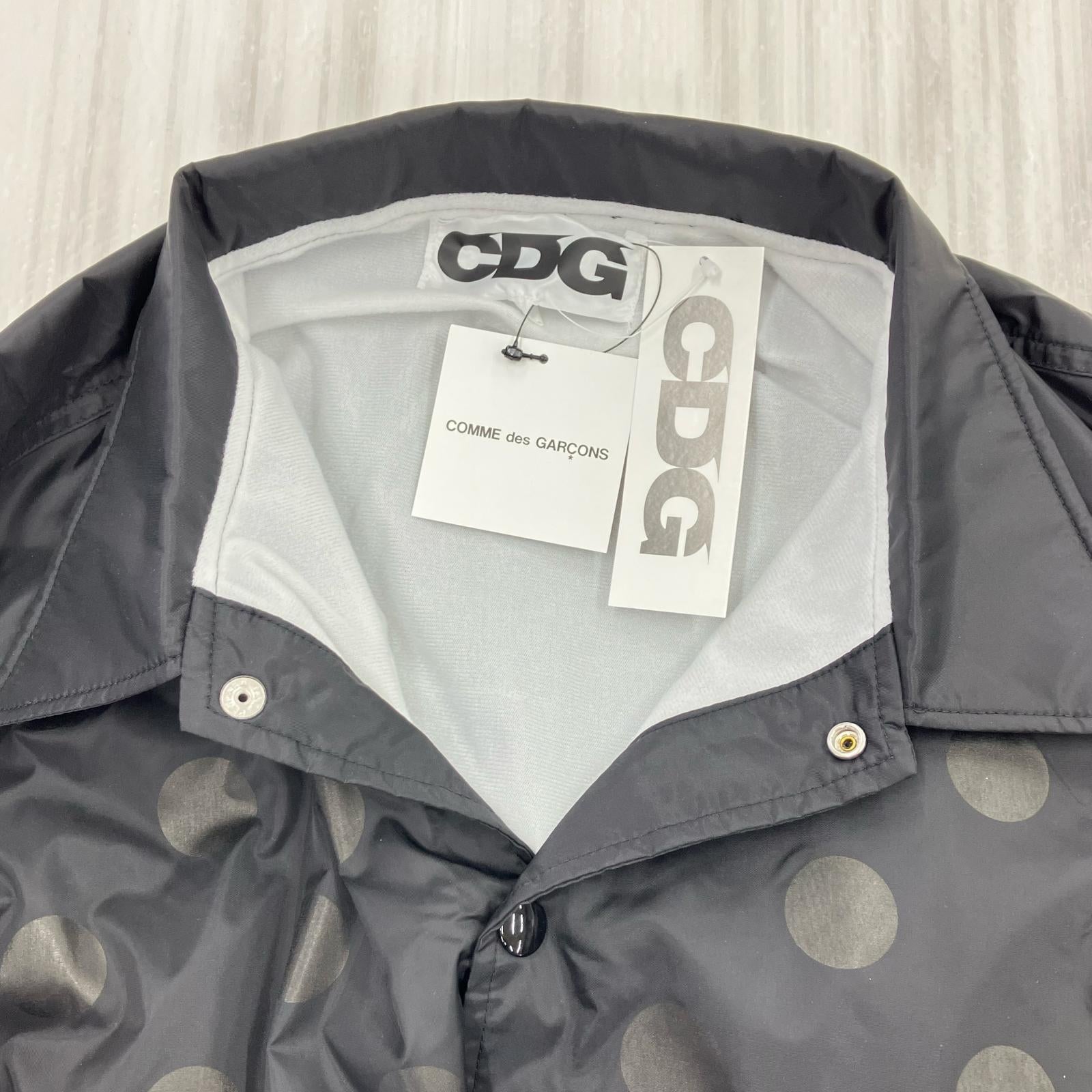 ジャケット COMME des GARCONS CDG ドット コーチジャケット ブラック