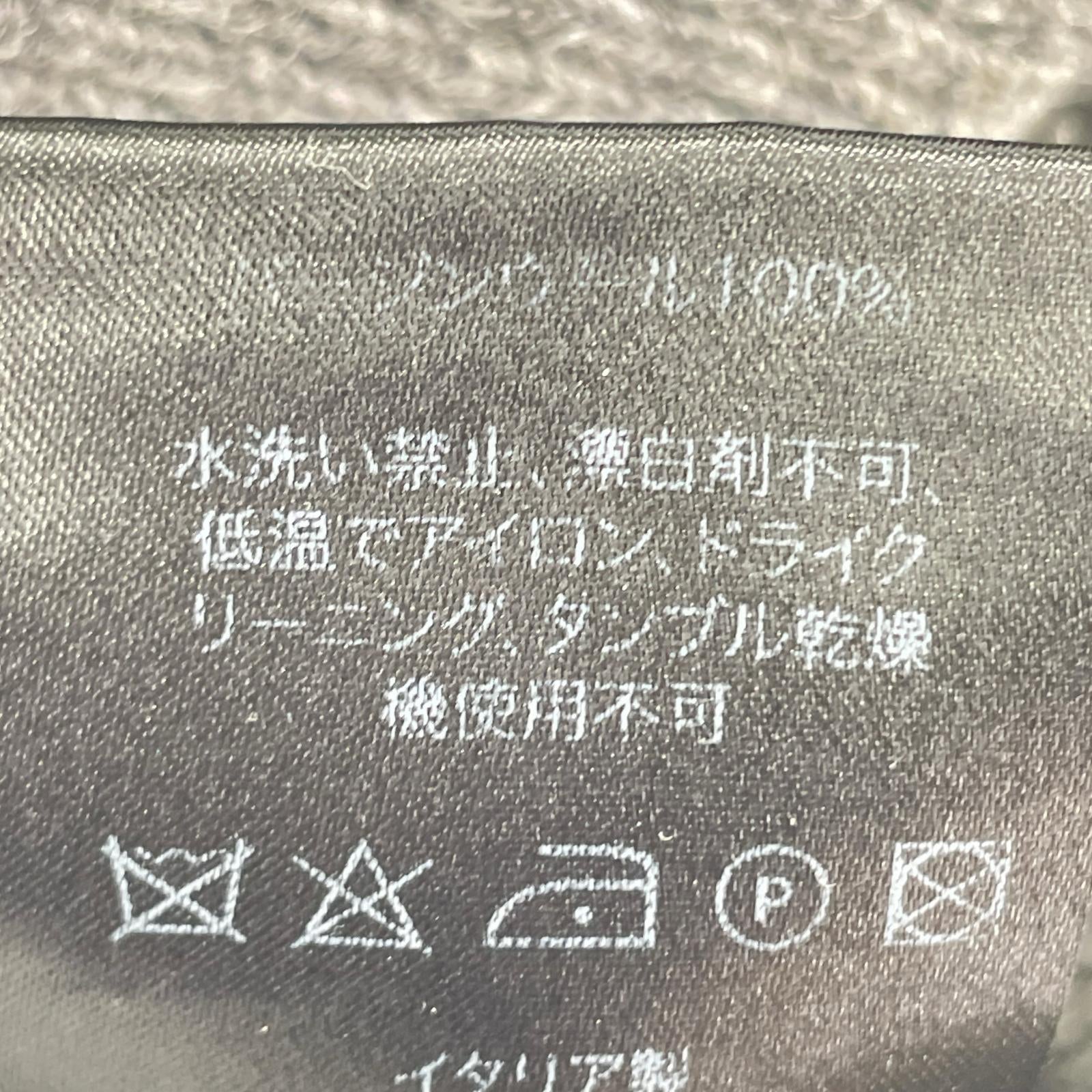 ニット ドライバーズニット (L) 灰 L グレー