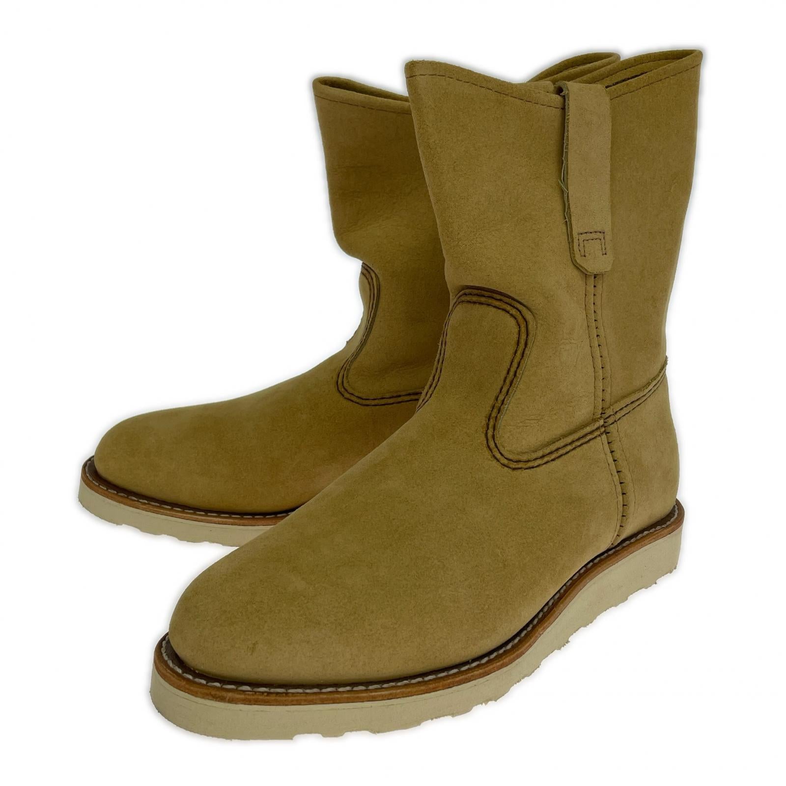 ブーツ PECOS 8168 ワークブーツ (26.0cm) 26cm (US8 UK7 1/2 EU42) ベージュ