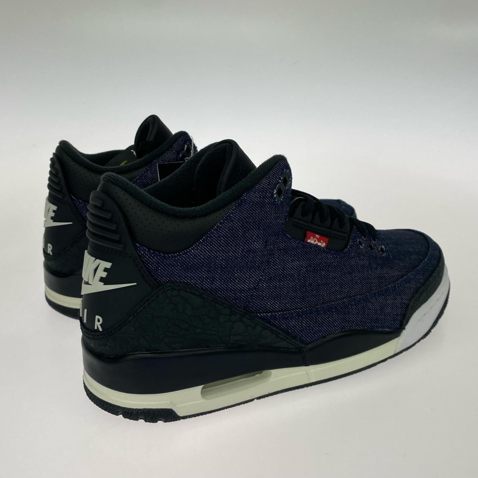 スニーカー Levi's AIR JORDAN 3 RTR LSC INDIGO SP 28cm (US10 UK9 1/2 EU46) ネイビー