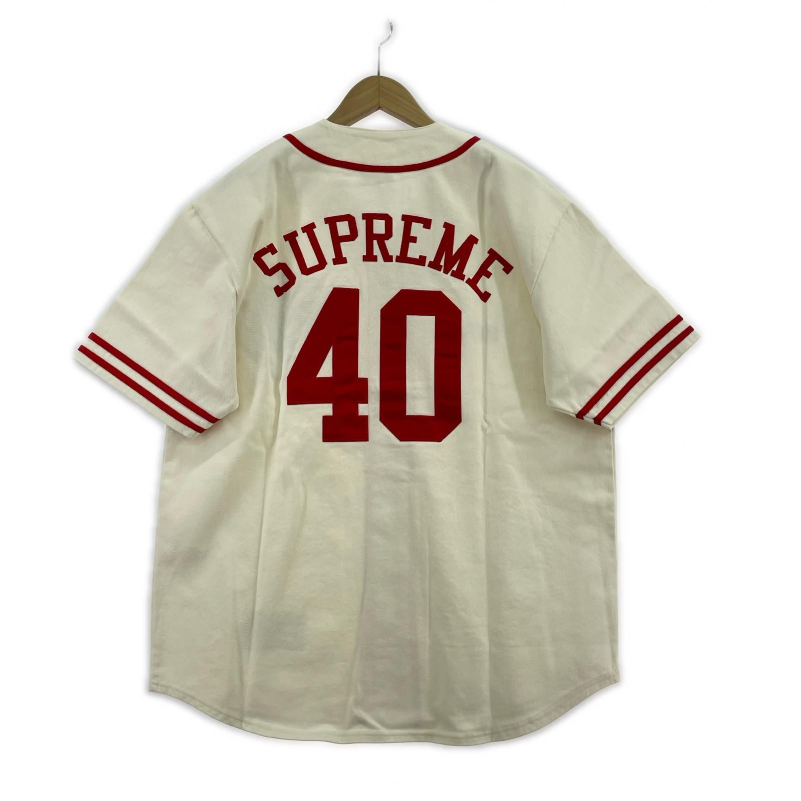 半袖シャツ 25SS 40 Acres Twill Baseball Jersey (M) M ホワイト