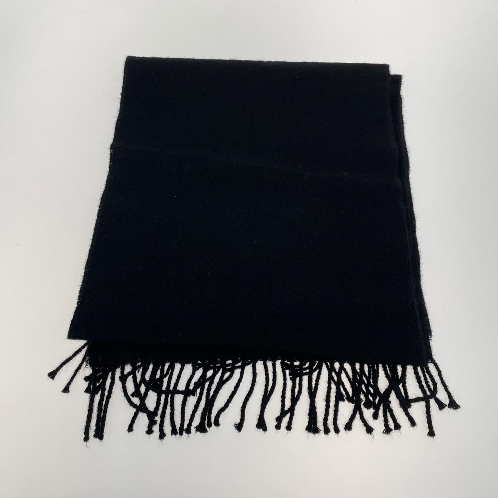 その他アクセサリー BABY ALPACA マフラー BLK ブラック