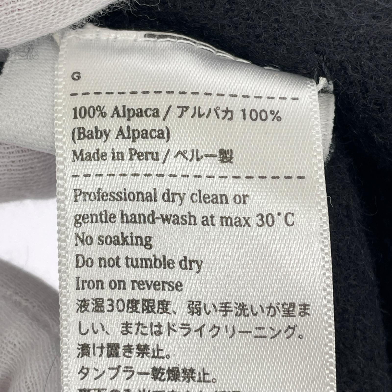 その他アクセサリー BABY ALPACA マフラー BLK ブラック