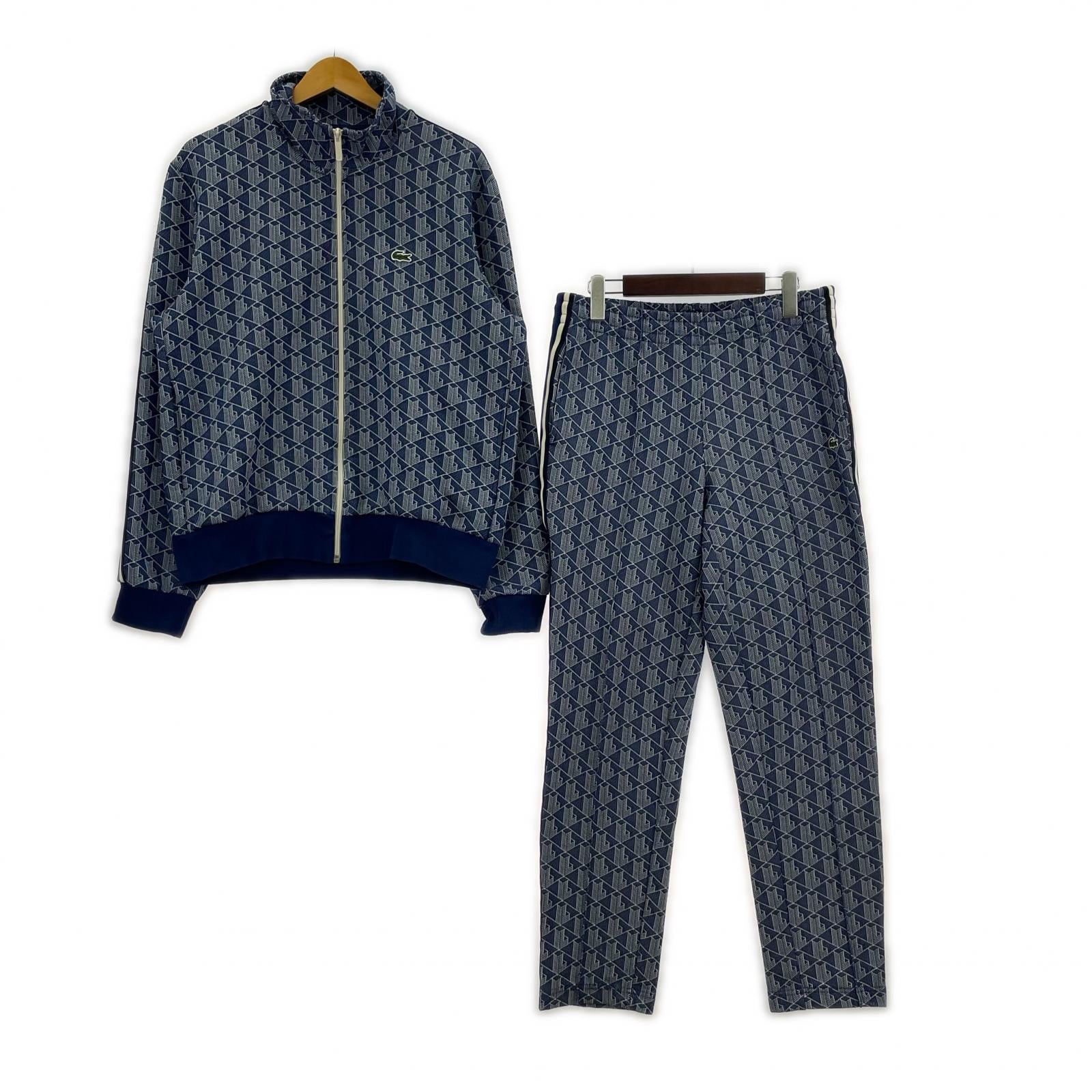 ジャケット モノグラム トラックジャケット セットアップ (JKT L/パンツ M) ブルー