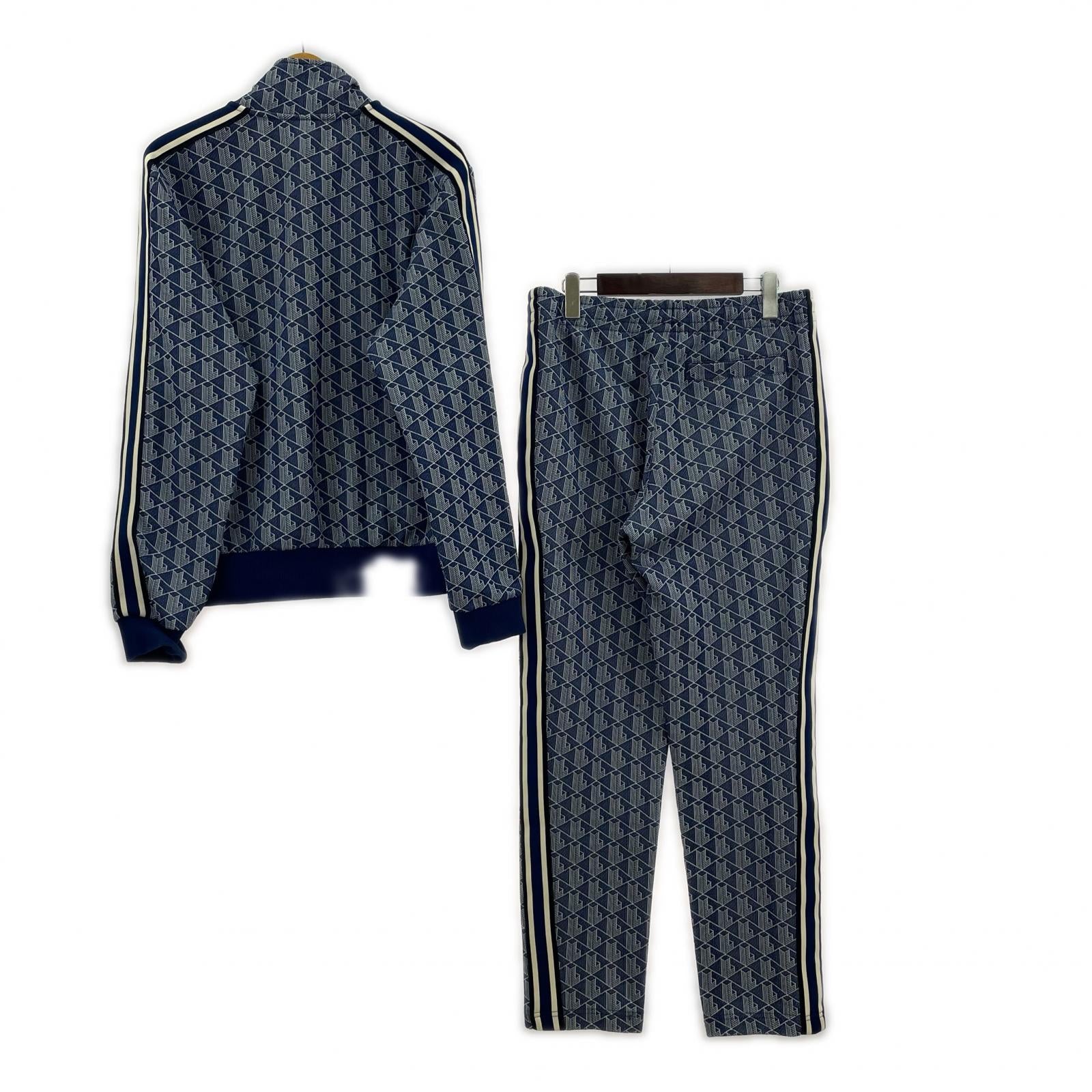 ジャケット モノグラム トラックジャケット セットアップ (JKT L/パンツ M) ブルー