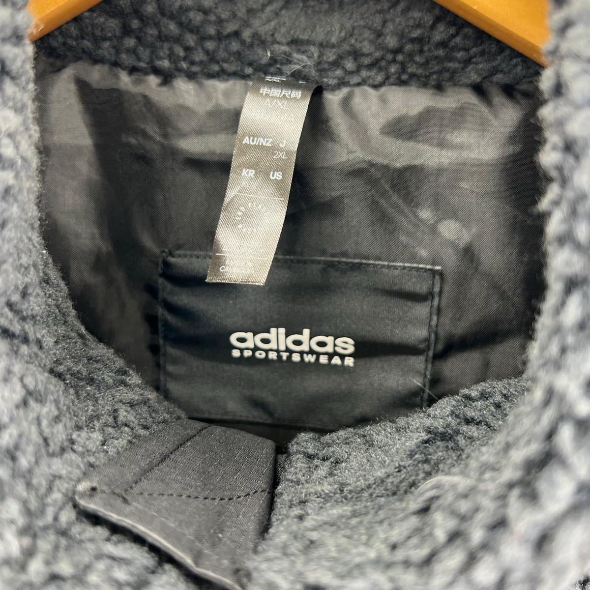 ジャケット ボア BLK 2XL LL ブラック