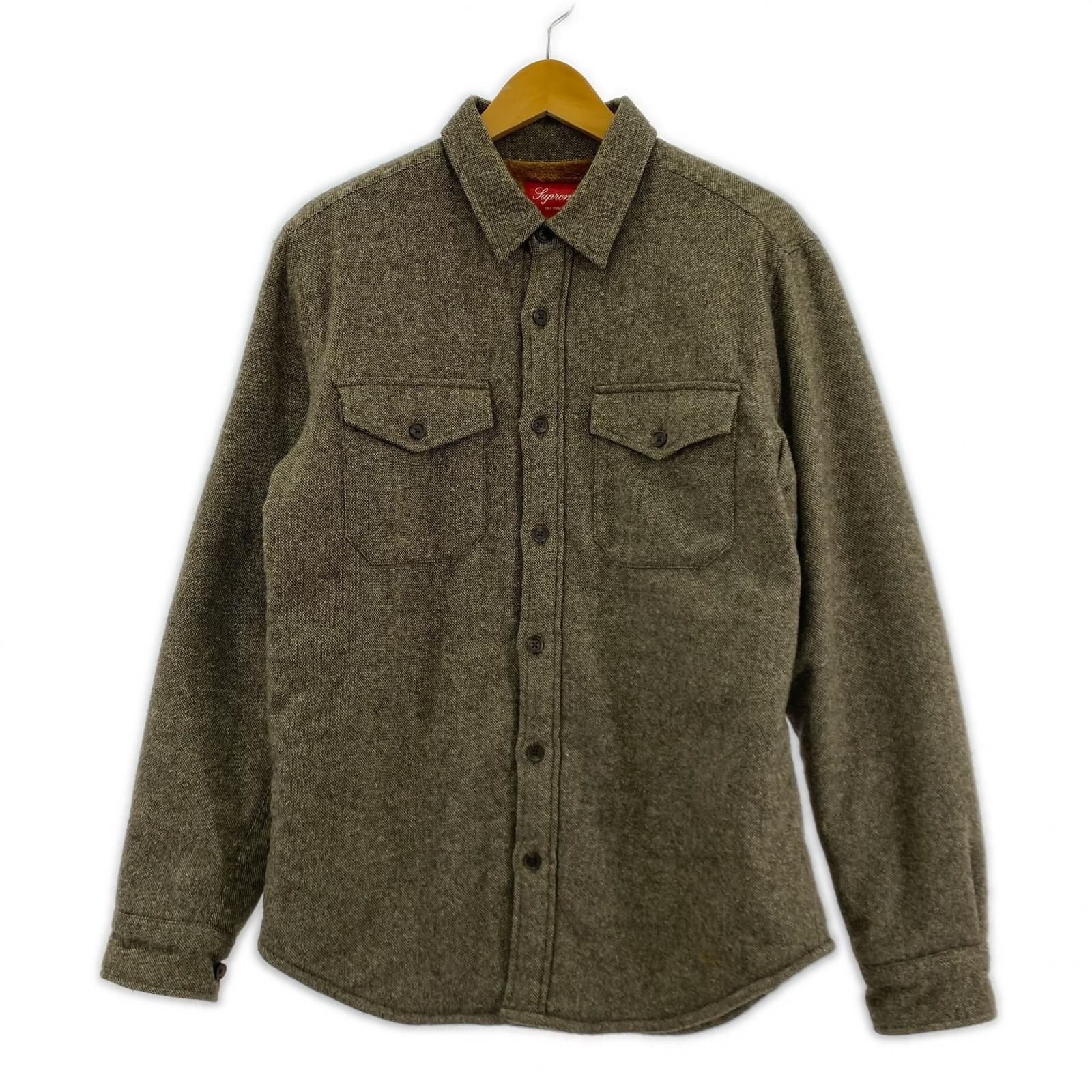 ジャケット Pile Lined Shirt 12AW S ブラウン