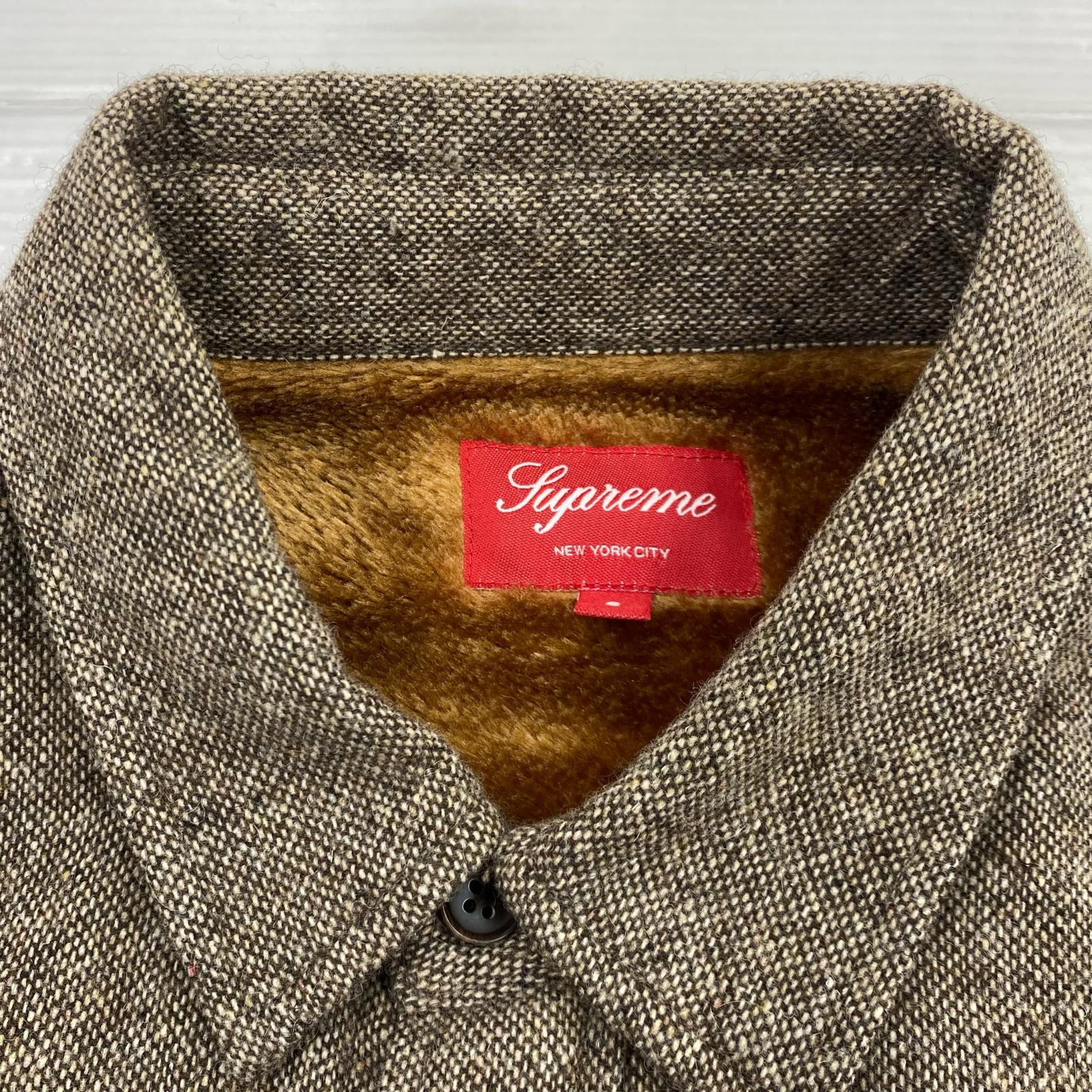 ジャケット Pile Lined Shirt 12AW S ブラウン