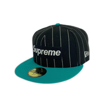 キャップ Supreme×NEW ERA×MLB 25AW Teams Box Logo Marlins Stripe ブラック