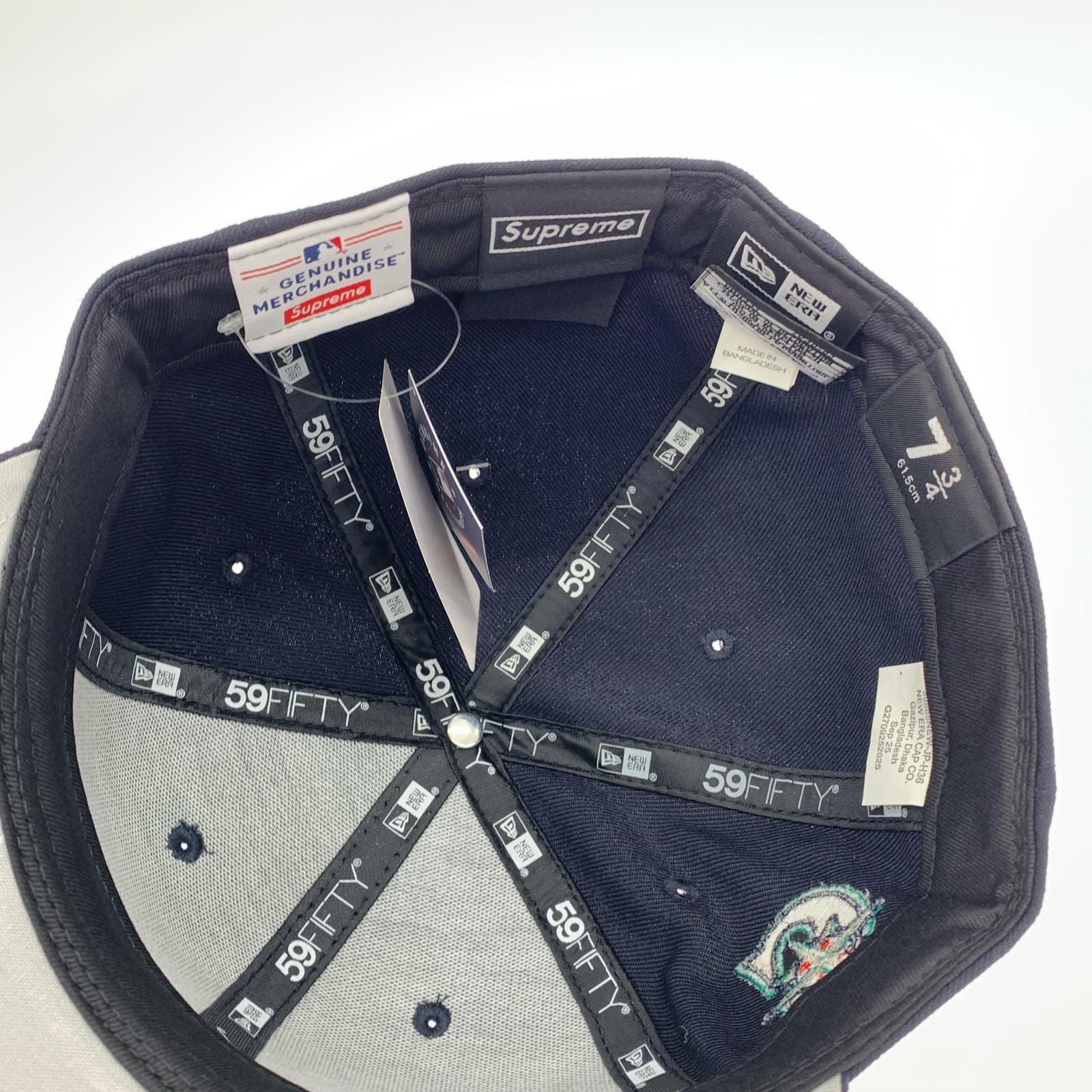 キャップ Supreme×NEW ERA×MLB 25AW Teams Box Logo Mariners Navy ネイビー
