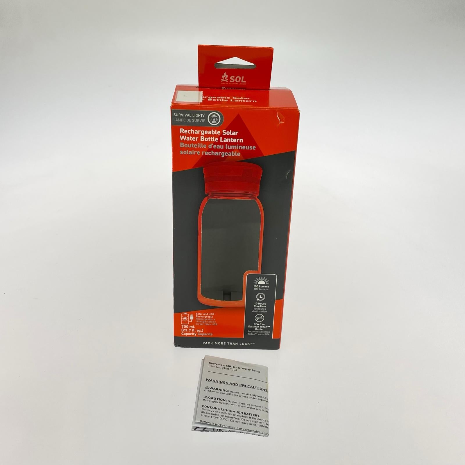 その他アクセサリー Supreme 25AW SOL Water Bottle Lantern Red レッド