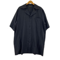 半袖シャツ BISHOOL オープンカラーシャツ 黒 ブラック