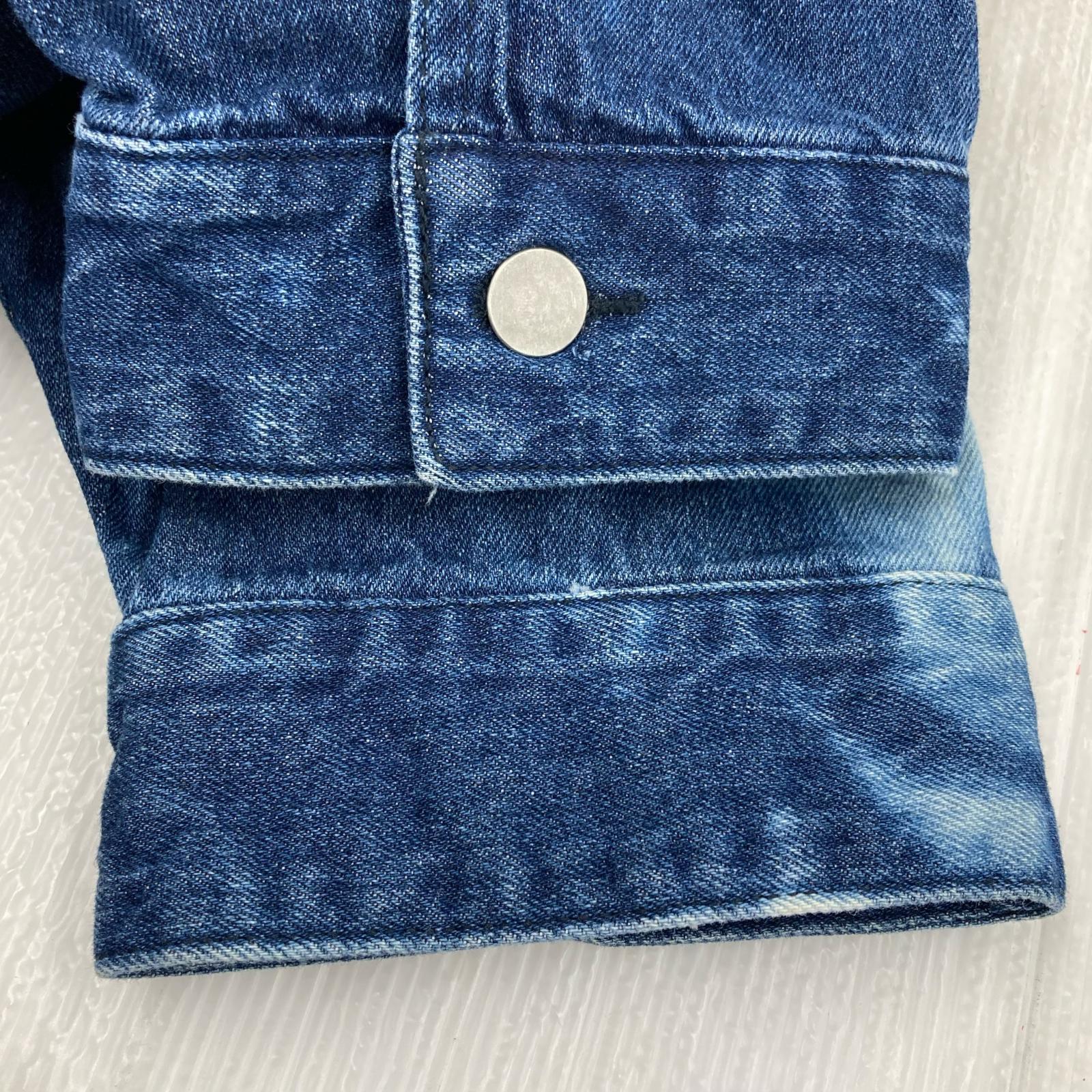 デニムジャケット ワイド S ブルー