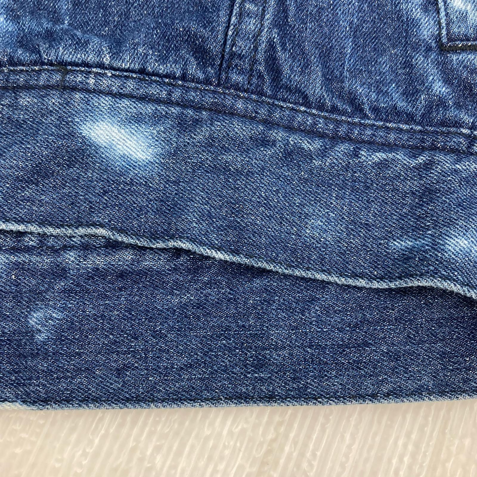 デニムジャケット ワイド S ブルー