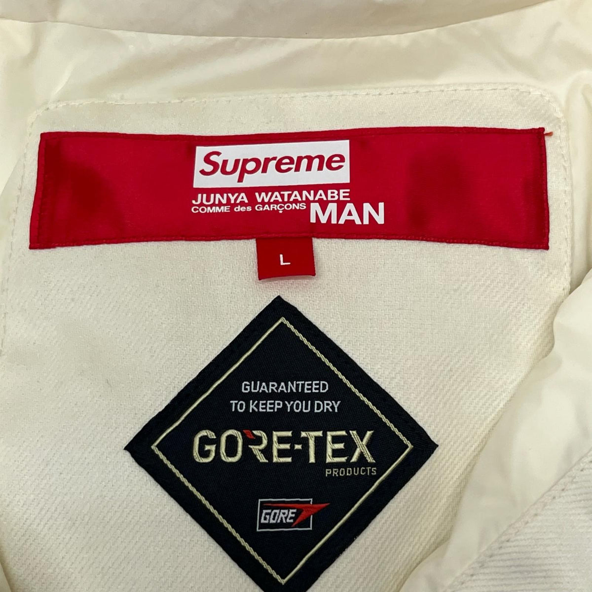 ジャケット Supreme GORE-TEX Denim Parka L L ホワイト