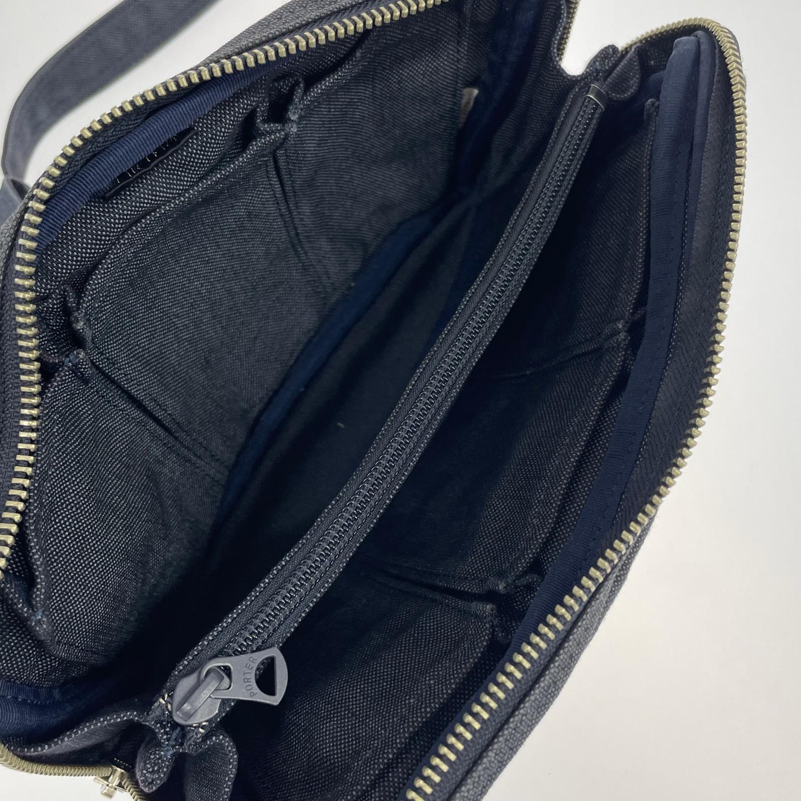 ショルダーバッグ PORTE ネイビー