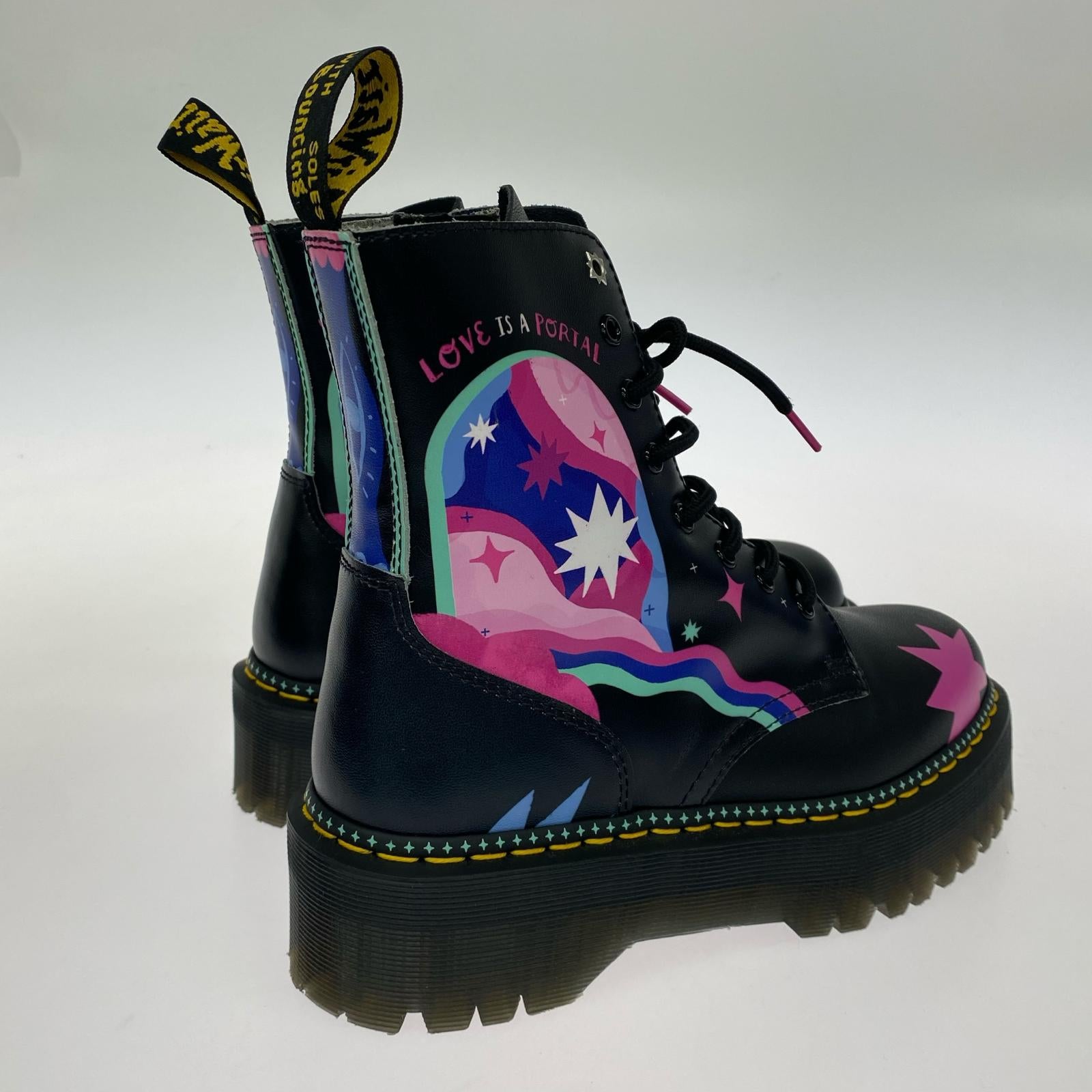 ブーツ × Loveis Wise Jadon for Pride UK 7 25.5cm (US7 1/2 UK7 EU41) ブラック