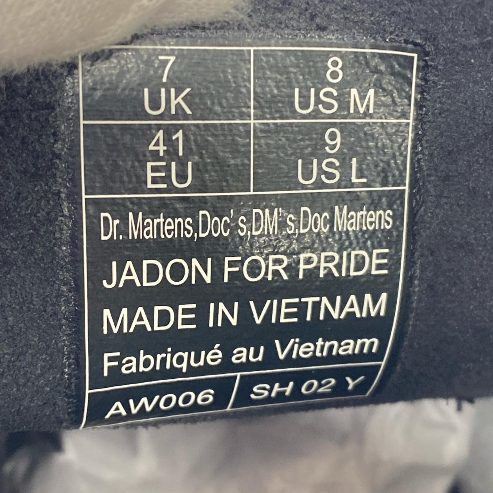 ブーツ × Loveis Wise Jadon for Pride UK 7 25.5cm (US7 1/2 UK7 EU41) ブラック
