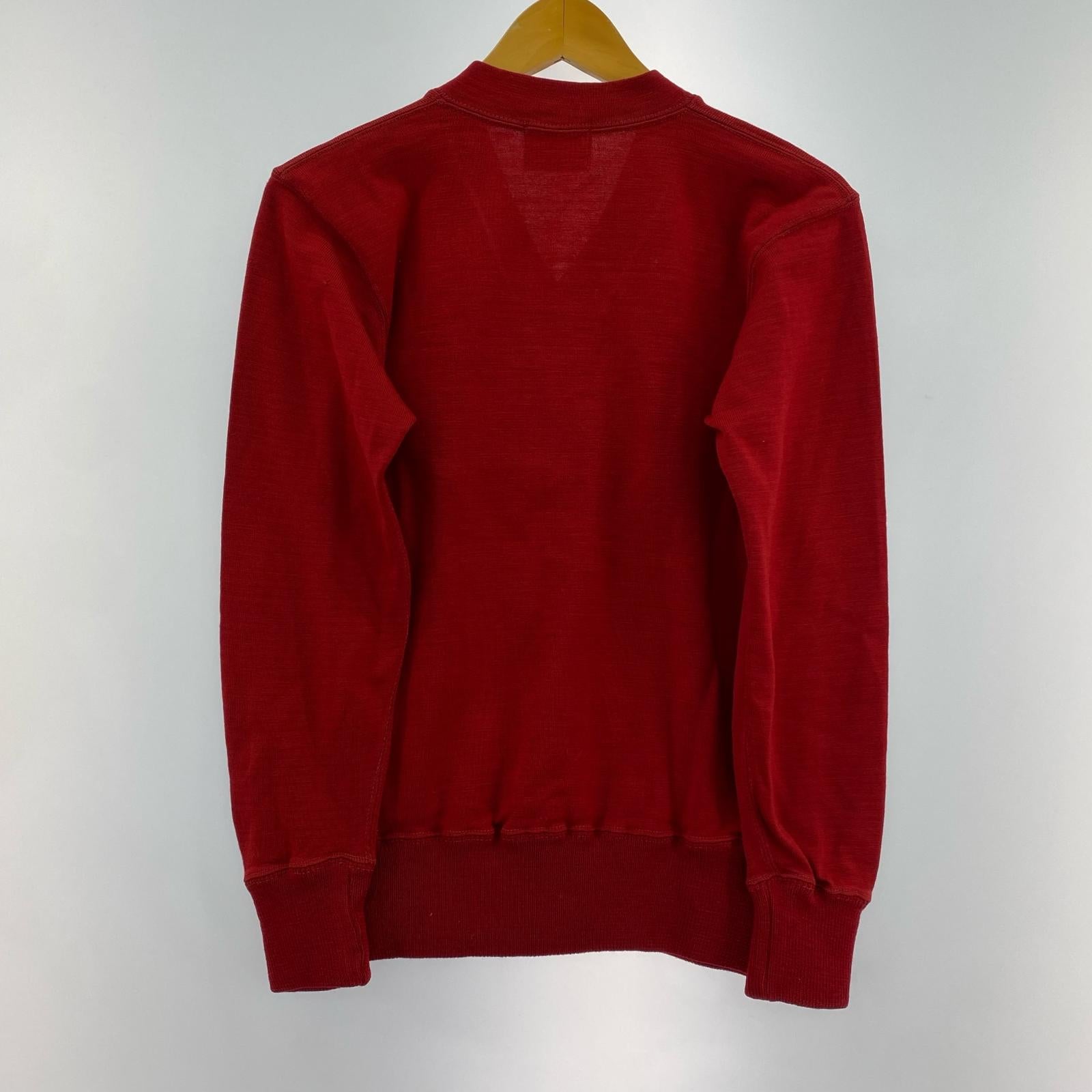 長袖Tシャツ 50s~ King O Shea Vネックカットソー 36 レッド
